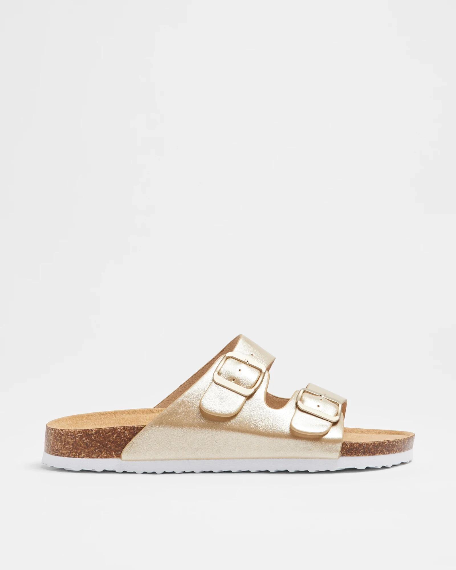 1 Target Woman Womens Maree II Moulded Cork Sandals SOFT GOLD, 1 of 3