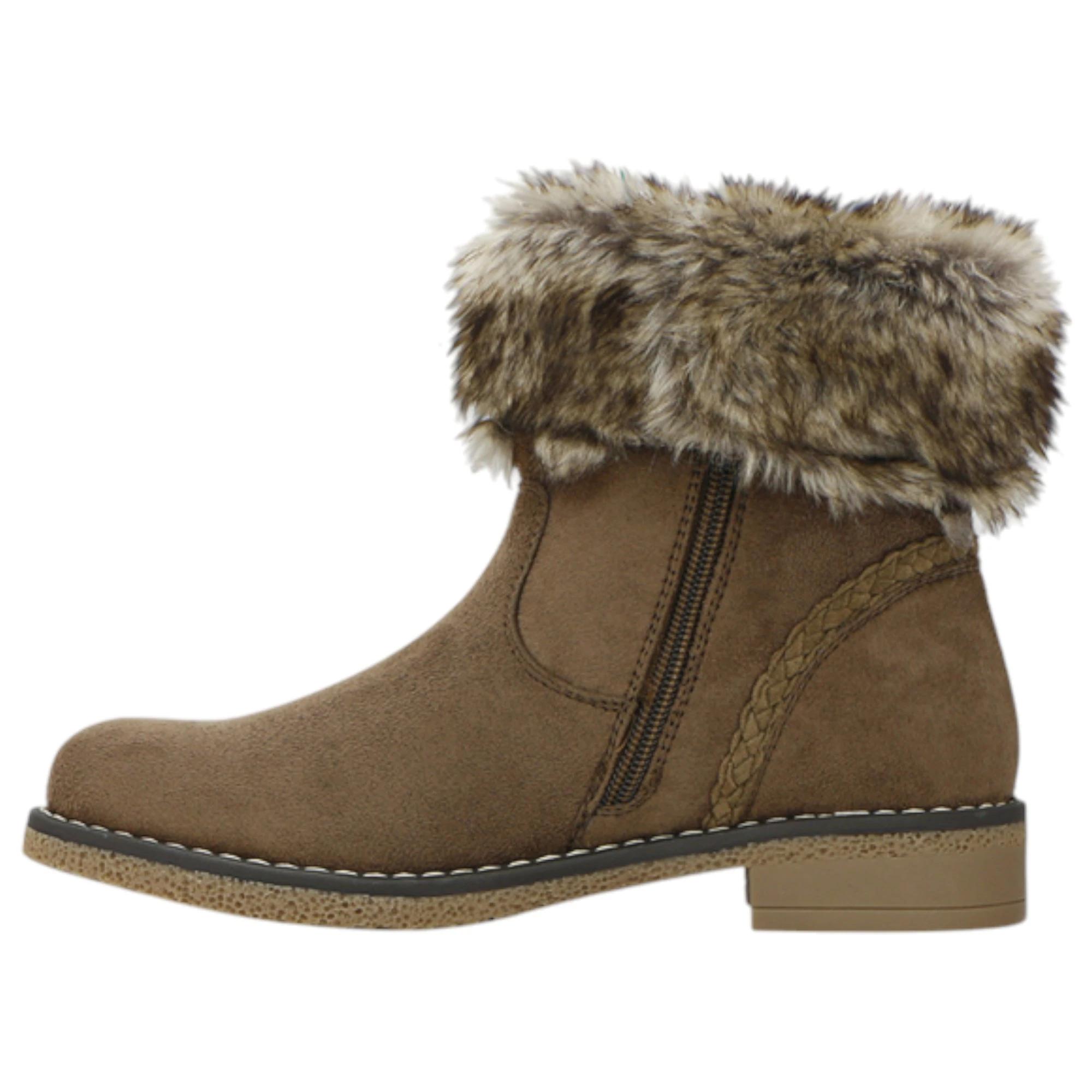 4 Bellissimo Womens Walsh Shoes Dress Winter Boots TAUPE, 4 of 6