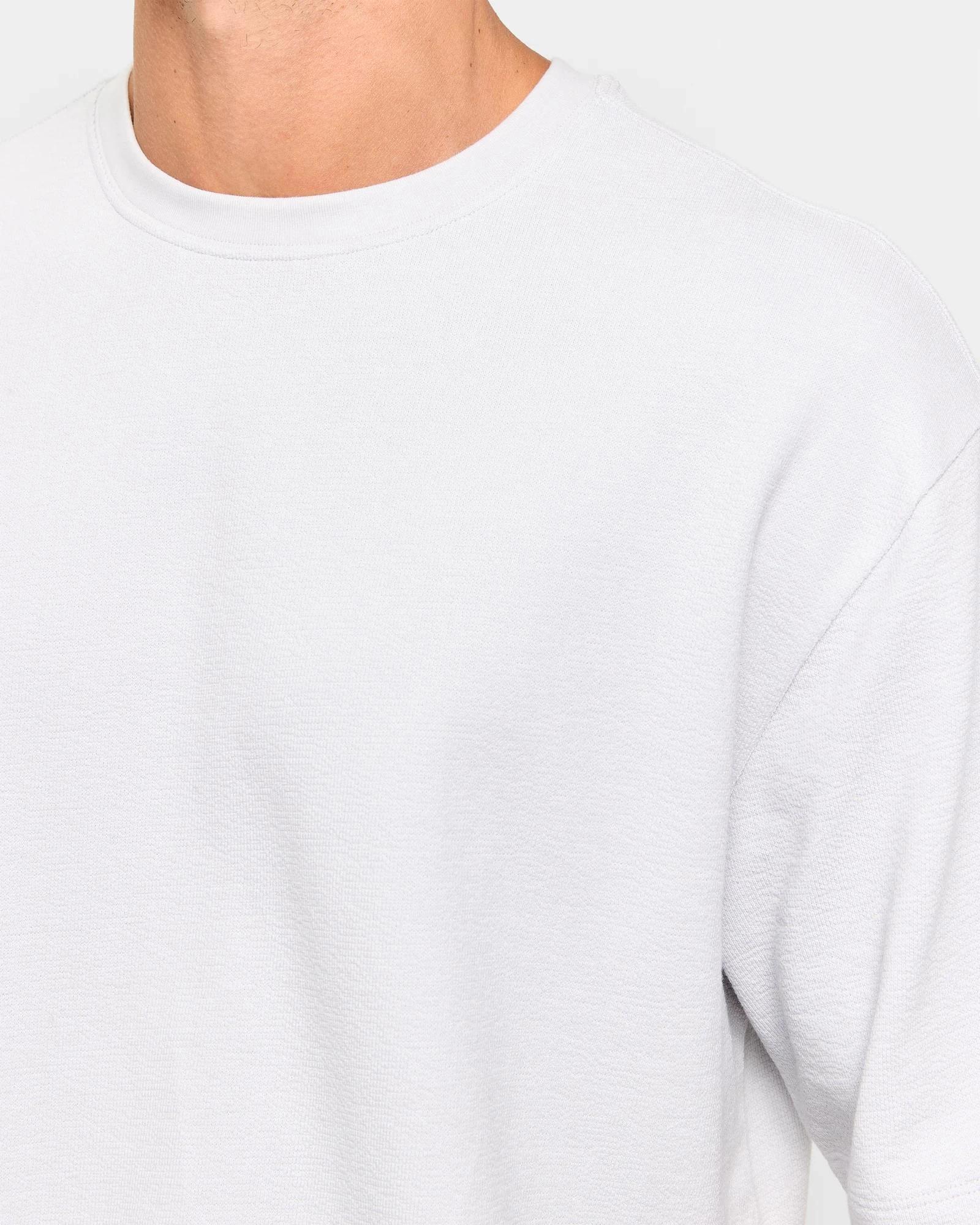 5 Target Australian Cotton Blend Relaxed Textured T-Shirt LIGHT BLUE, 5 of 5