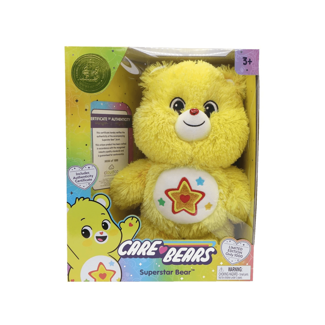 1 Headstart Care Bears Unlock the Magic Superstar Bear Limited Edition 14 inch Plush - Yellow, 1 of 4