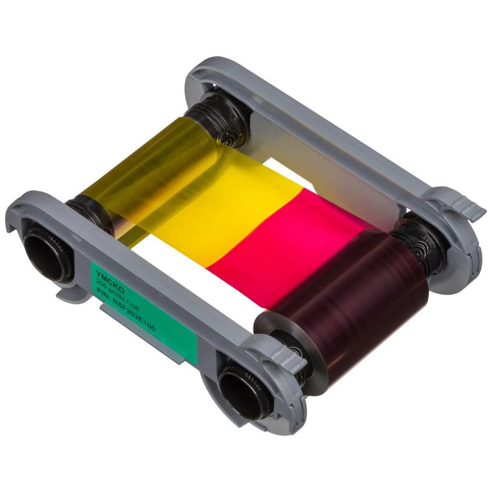1 Evolis YMCKO Colour Ribbon for Zenius2 Card Printer, 1 of 1