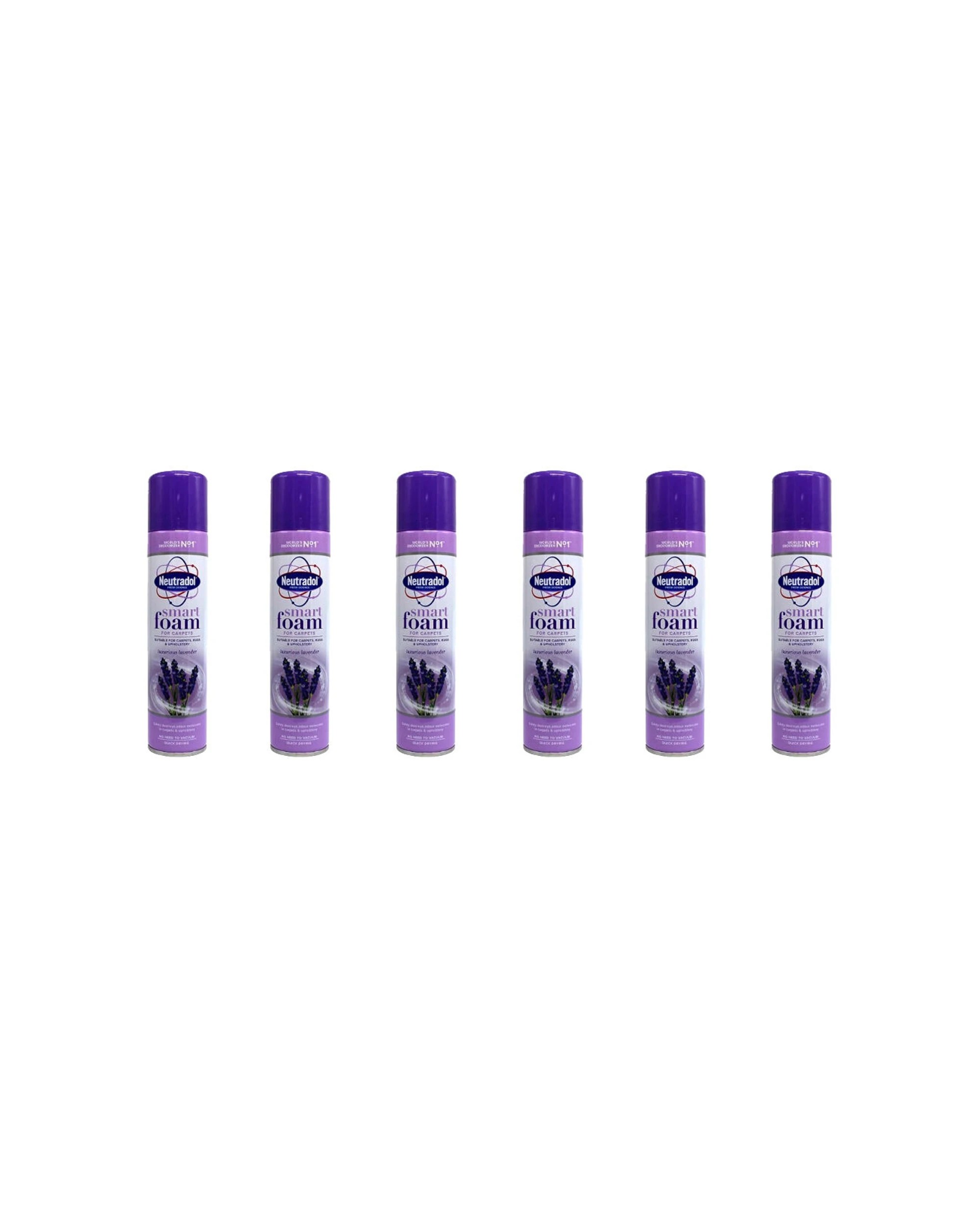 1 Neutradol 6PK Smart Foam Carpet Cleaner Spray 300ml - Purple, 1 of 3