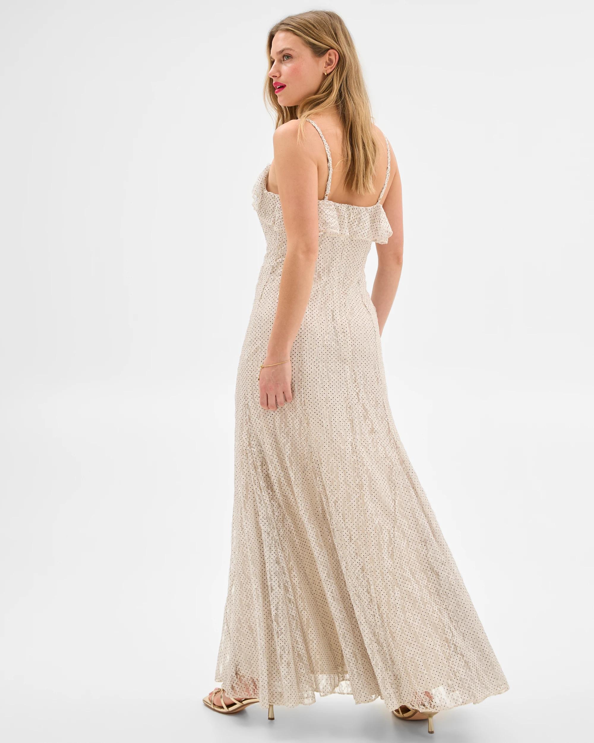 5 Strappy Ruffle Maxi Dress - Lily Loves JETSTREAM/BLACK SPOT, 5 of 6