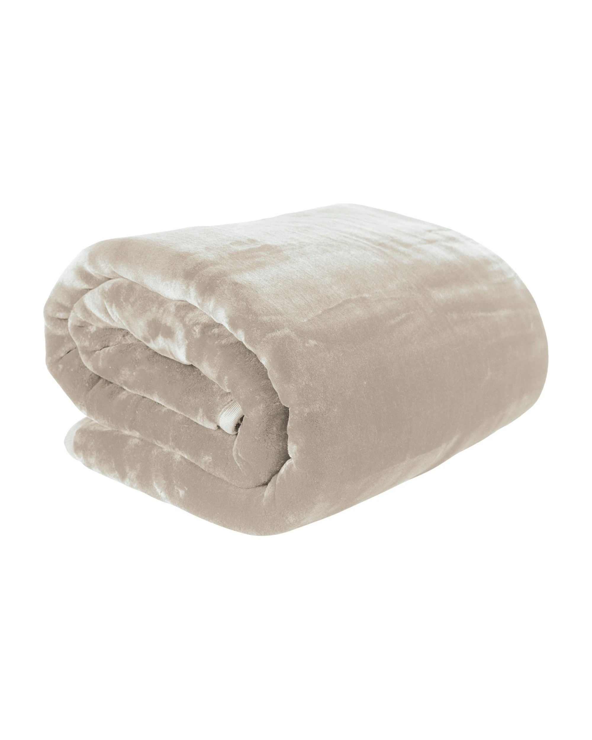 1 Laura Hill 800-gsm Mink Blanket Double-sided Soft Plush Bed Faux Throw Rug Beige
 - Queen Bed, 1 of 7