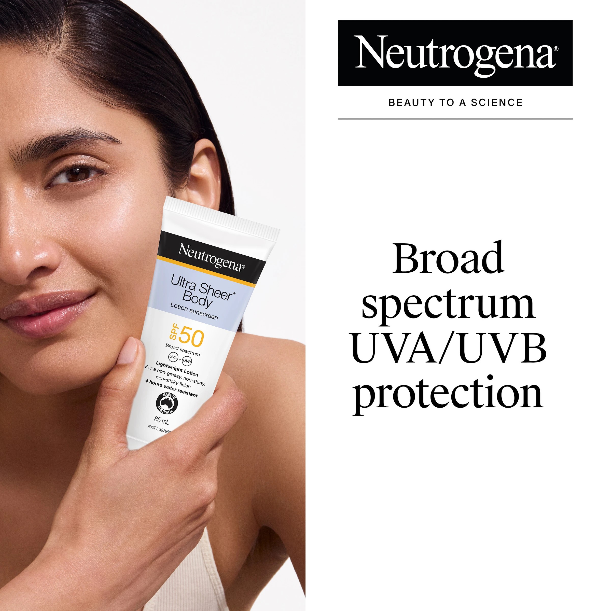 5 Neutrogena SPF 50 Ultra Sheer Body Lotion Sunscreen 85ml, 5 of 8