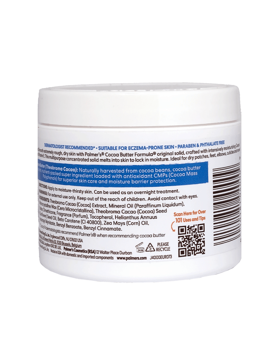 2 Palmer's Cocoa Butter Solid Formula Jar 100g - Vitamin E, 2 of 4