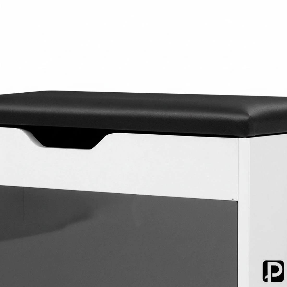 6 Artiss Shoe Rack Cabinet Bench 3-Tier 15 Pairs Entryway Storage Organizer Seat Easy Clean Sturdy Modern - White, 6 of 10