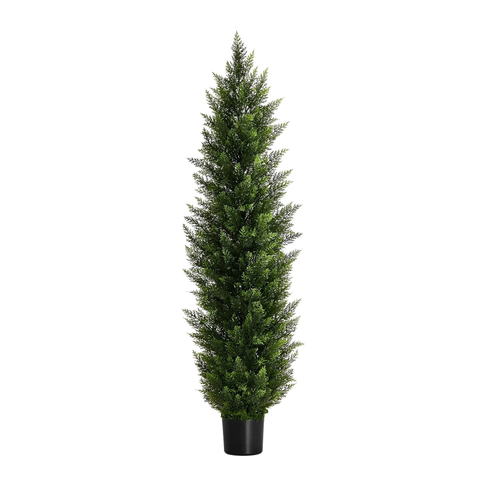 1 Livsip 150cm Artificial Topiary Cedar Tree Potted Faux Pine Plant, 1 of 9