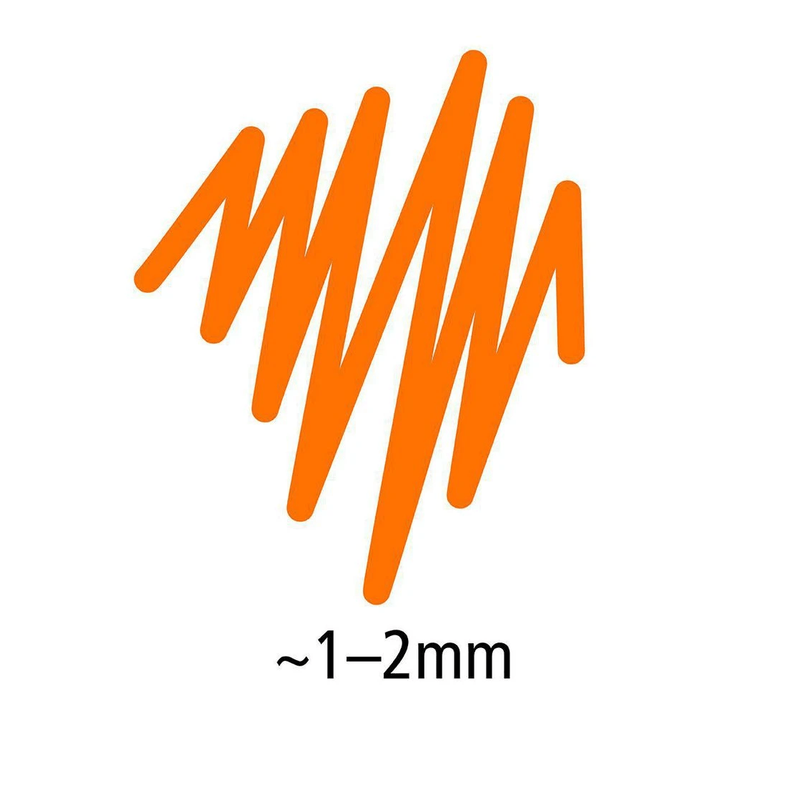 7 Staedtler Lumocolor Compact Whiteboard Marker Orange, 7 of 7