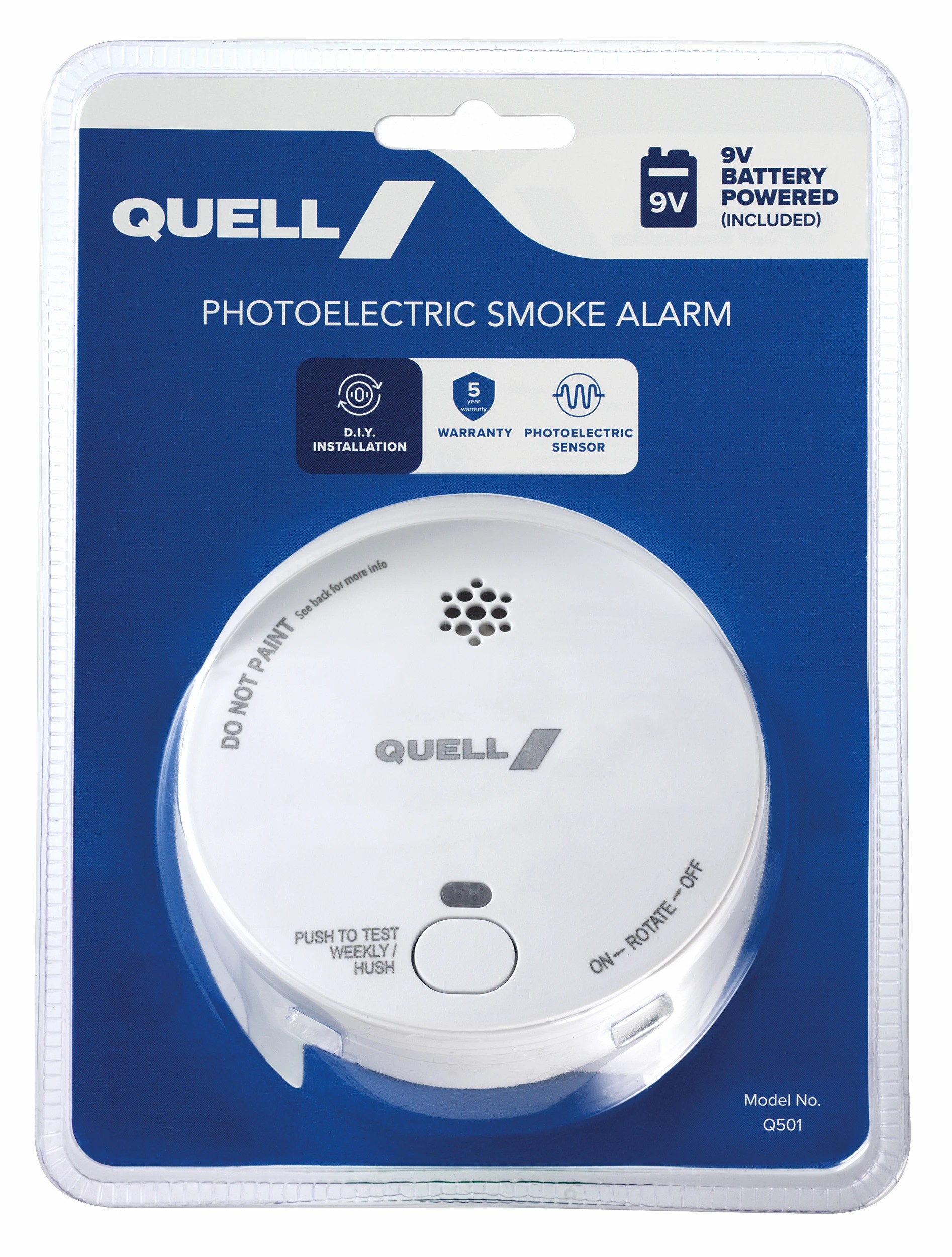1 Quell Photoelectric Smoke Alarm, 1 of 1