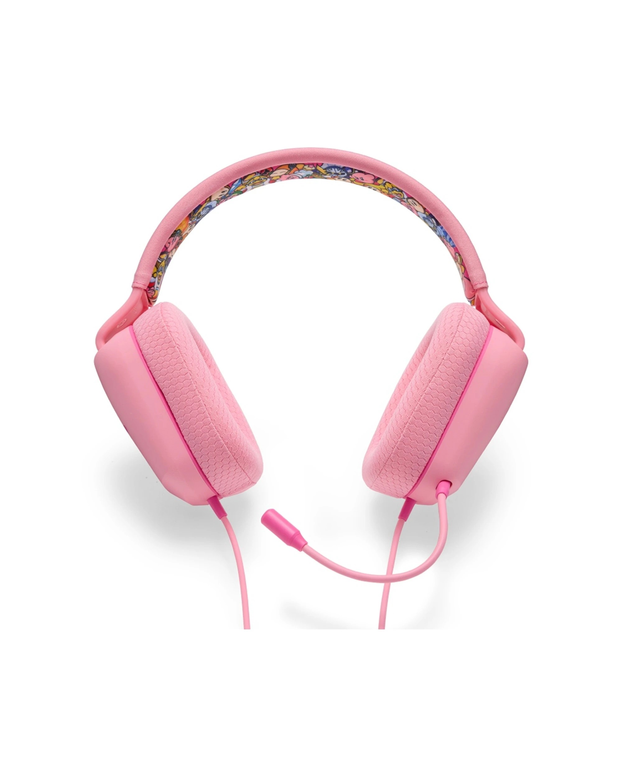 3 PowerA Nintendo Switch Wired Headset Kirby Mouth With Adjustable Mic 3.5mm - Pink, 3 of 7
