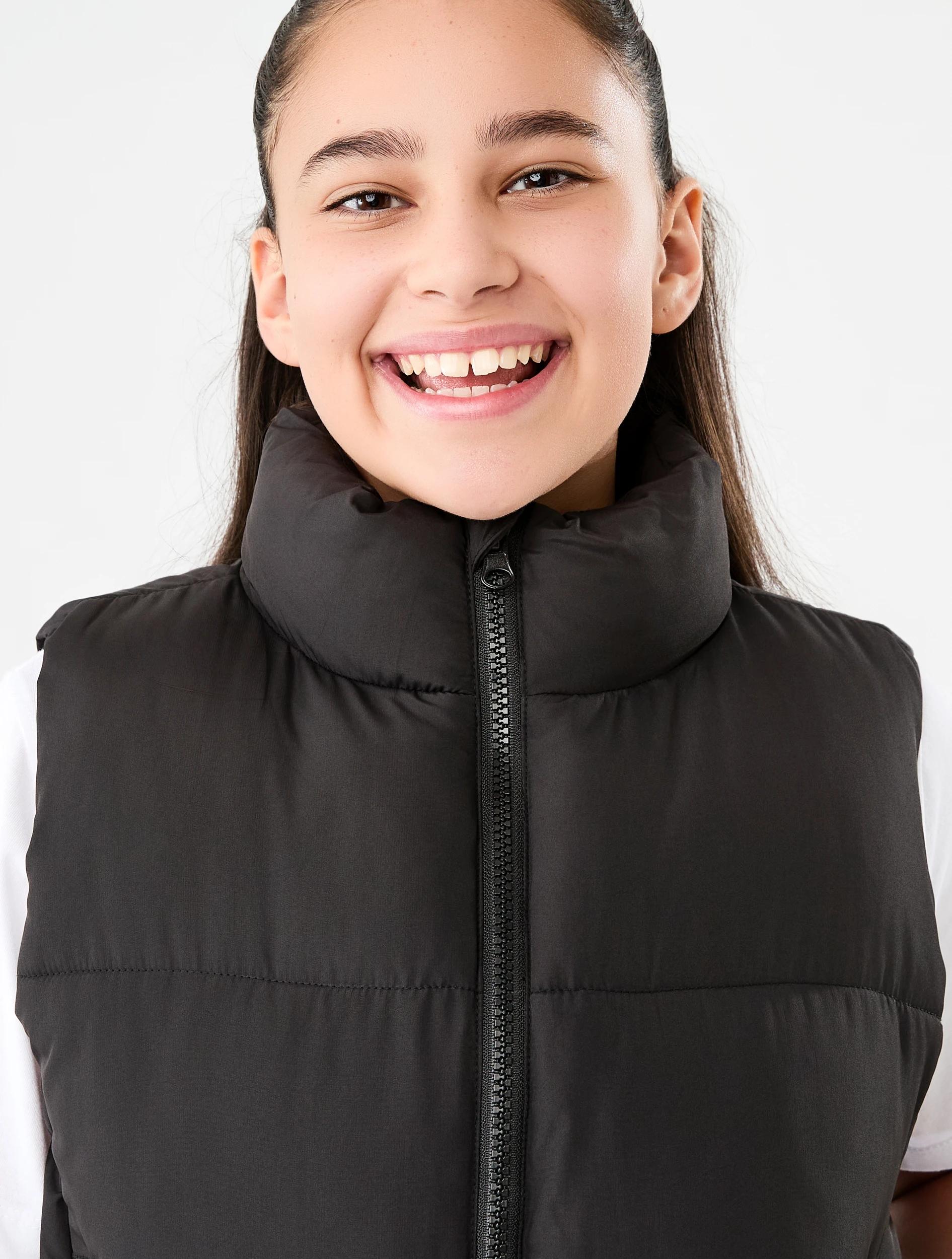 4 Puffer Vest Black, 4 of 8