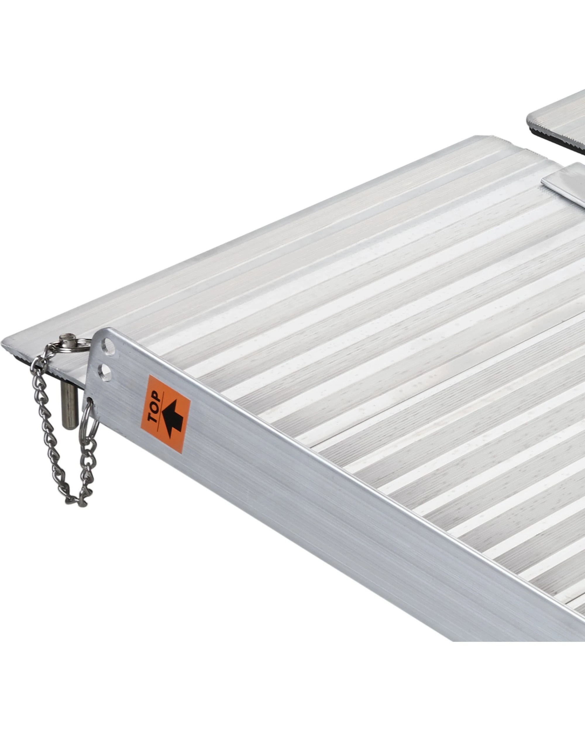 6 Kartrite 5ft Foldable Aluminium Wheelchair Ramp 275kg Capacity Portable Anti-Slip Mobility Ramp with Handle - Metallic, 6 of 7