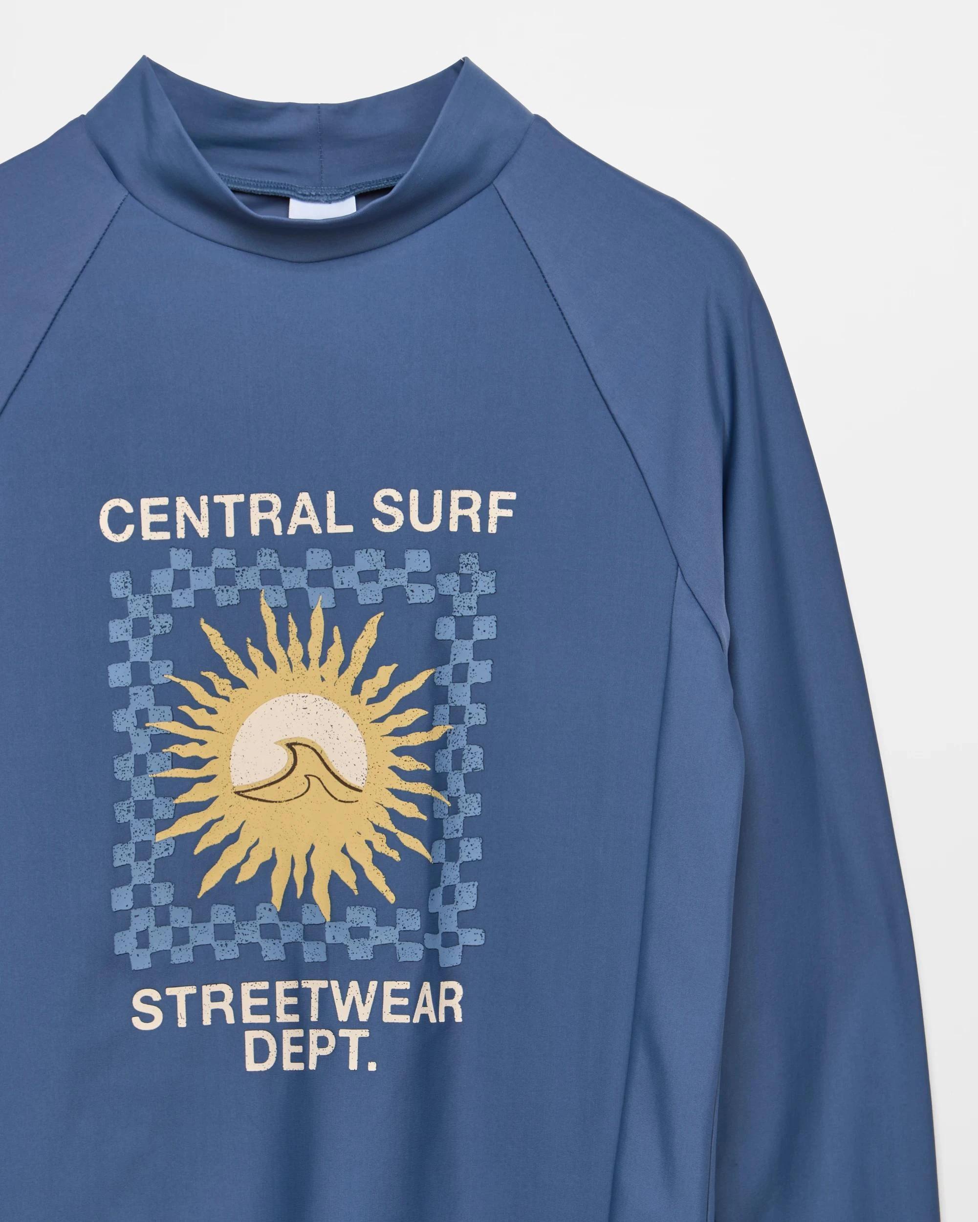 2 Target Swim Long Sleeve Rash Vest VINTAGE INDIGO, 2 of 2