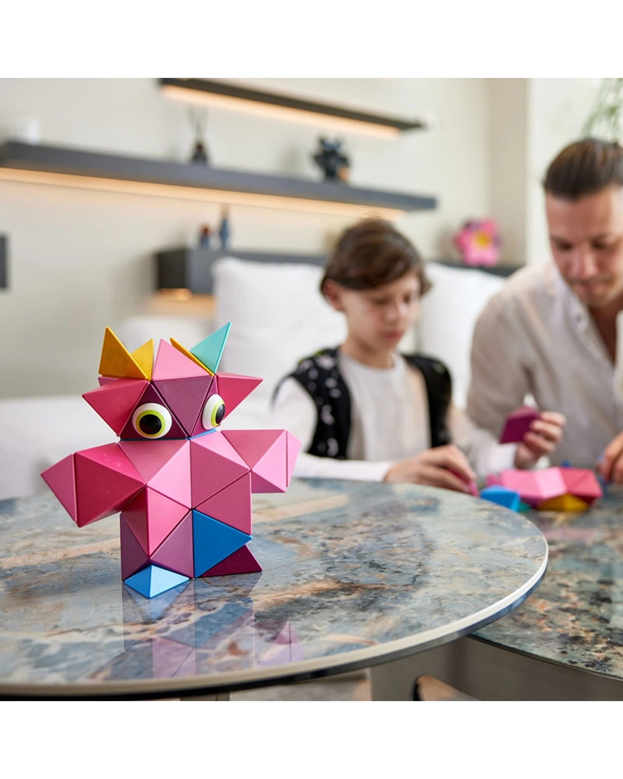 7 Trido Flamingo Magnetic Building Blocks Set Large 36pc Kids - Multi, 7 of 7