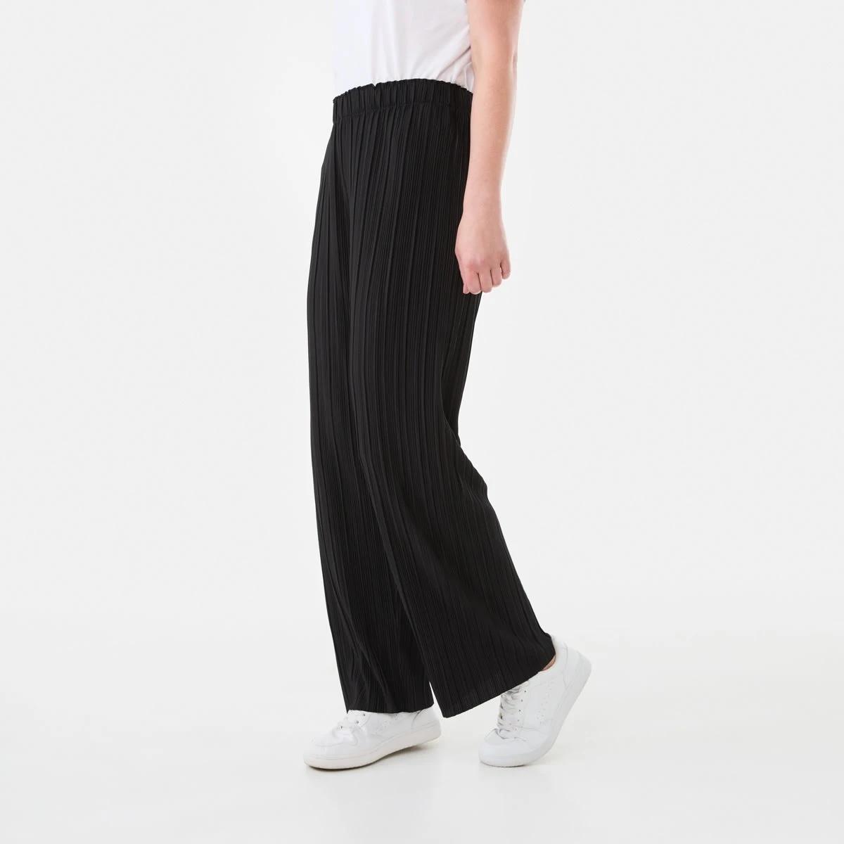2 Plisse Pants BLACK, 2 of 4