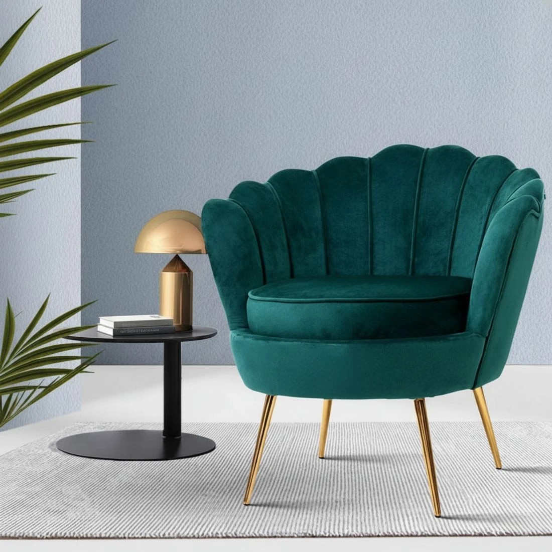 7 Artiss Armchair Velvet  Green Callista - Green, 7 of 7