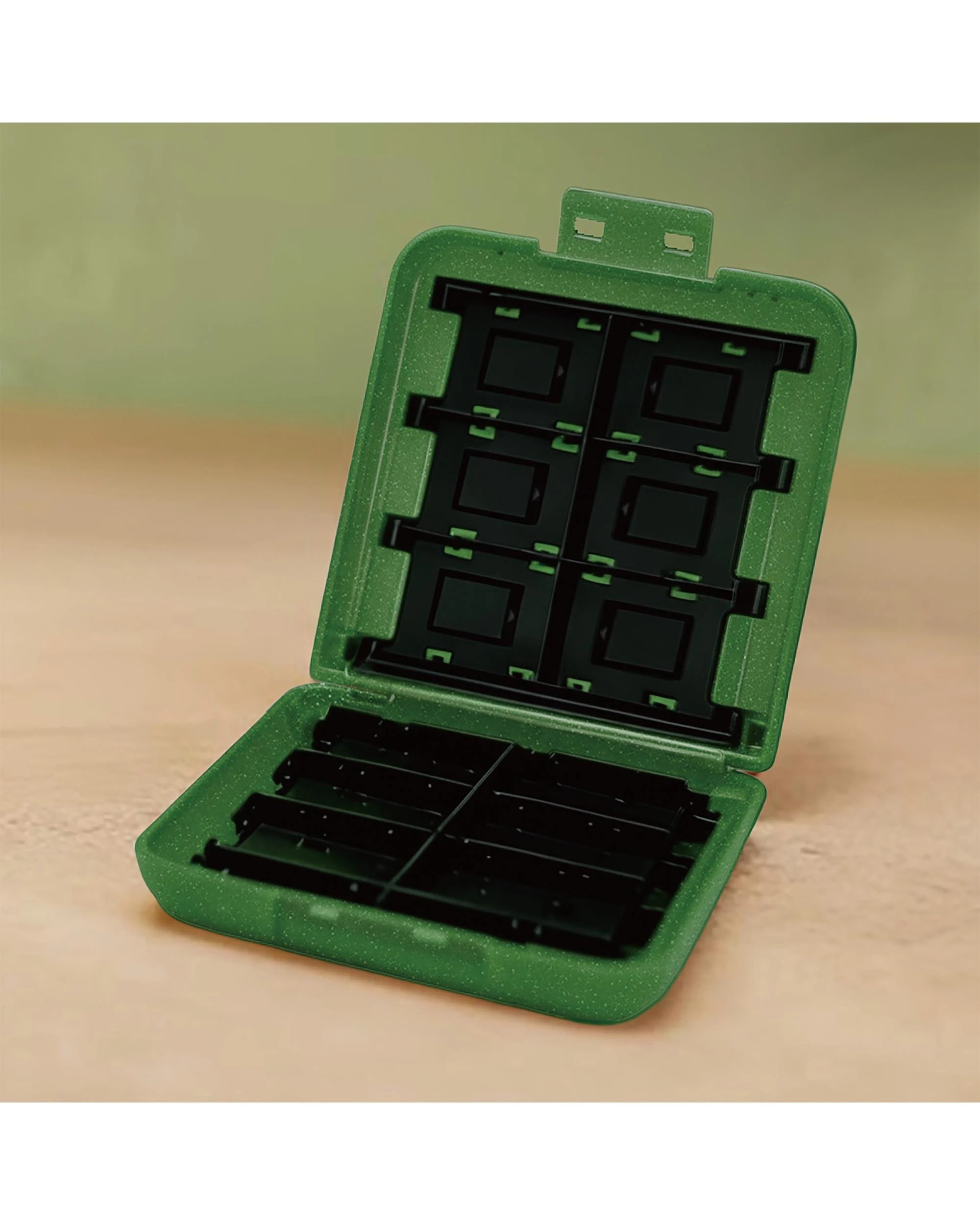 3 HORI Pokemon Pixel Green 24 Game Card Case for Nintendo Switch 2 - Green, 3 of 3