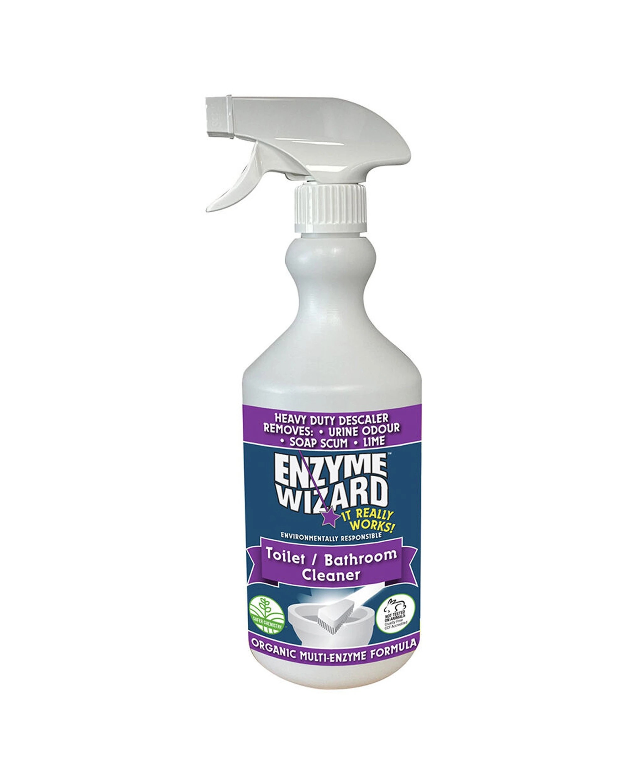 3 Enzyme Wizard 3PC Bathroom Pack Floor Glass Toilet Cleaner Set - White, 3 of 3