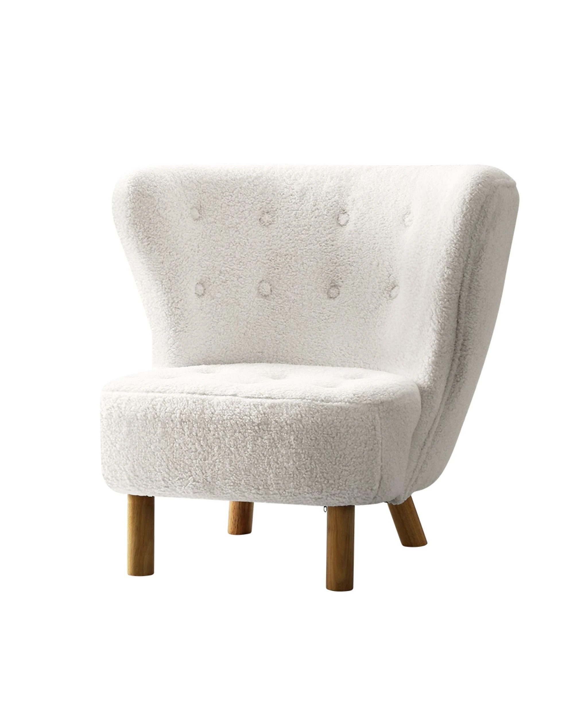 1 Artiss Armchair Lounge Accent Chair Armchairs Couch Chairs Sofa Bedroom - White, 1 of 5