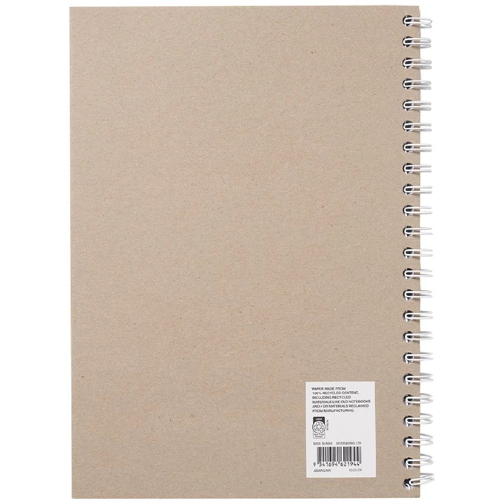 2 J.Burrows A4 Spiral Notebook 240 Page, 2 of 3