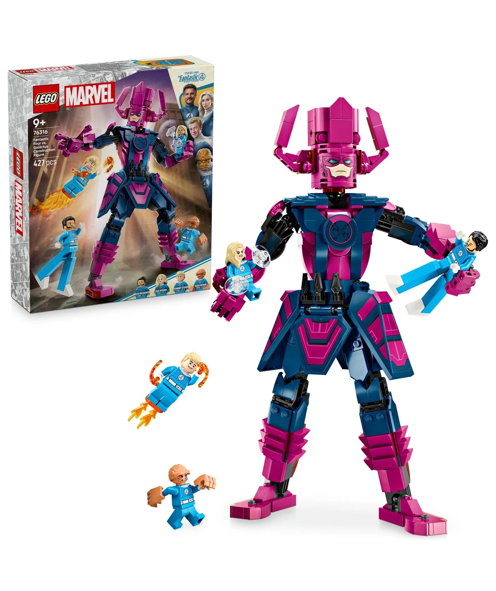 1 LEGO® Super Heroes Mavel Fantastic Four vs. Galactus Construction Figure 76316 - Multi, 1 of 10