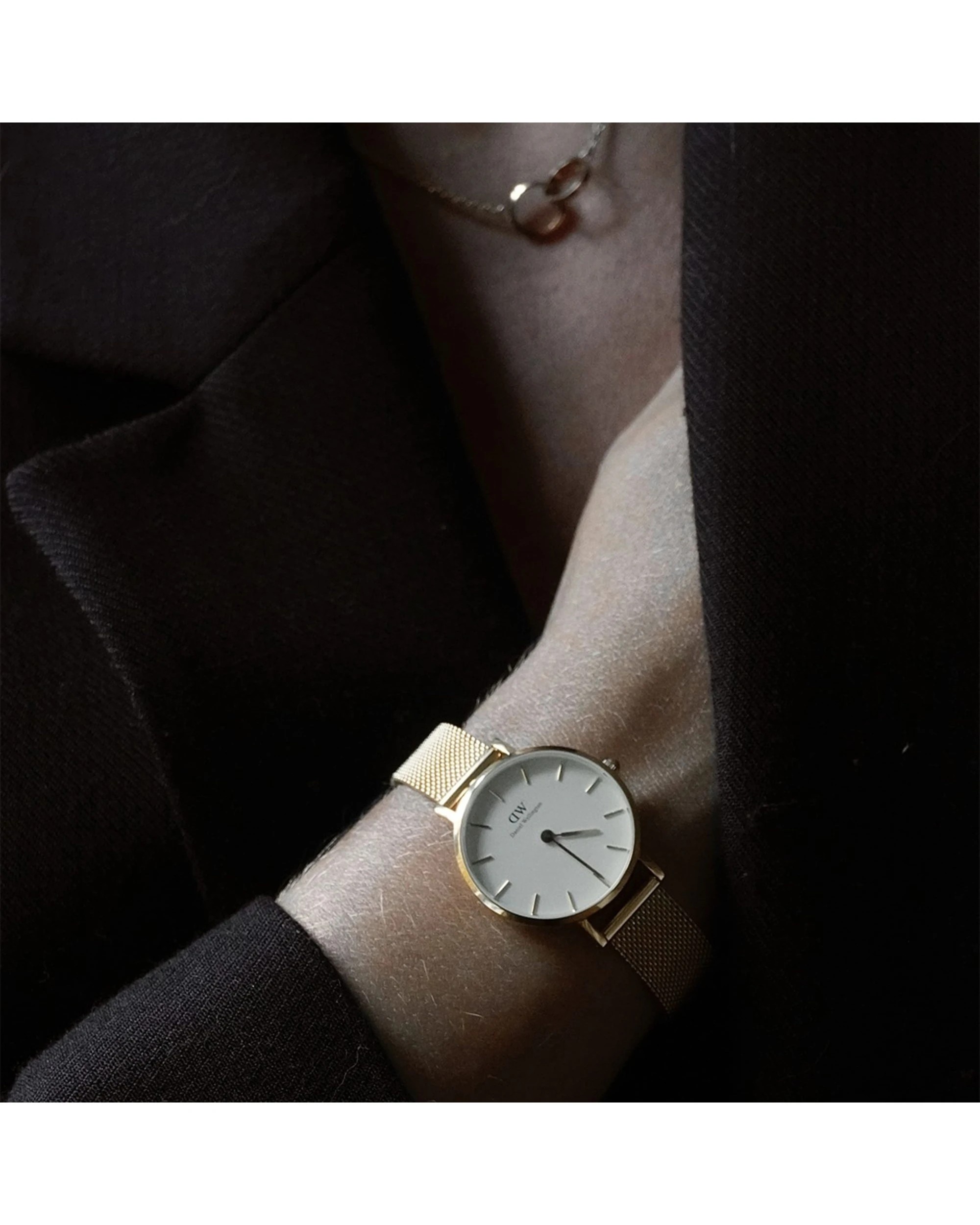 2 Daniel Wellington Petite Evergold Gold Stainless Steel Watch White Dial 36mm, 2 of 5