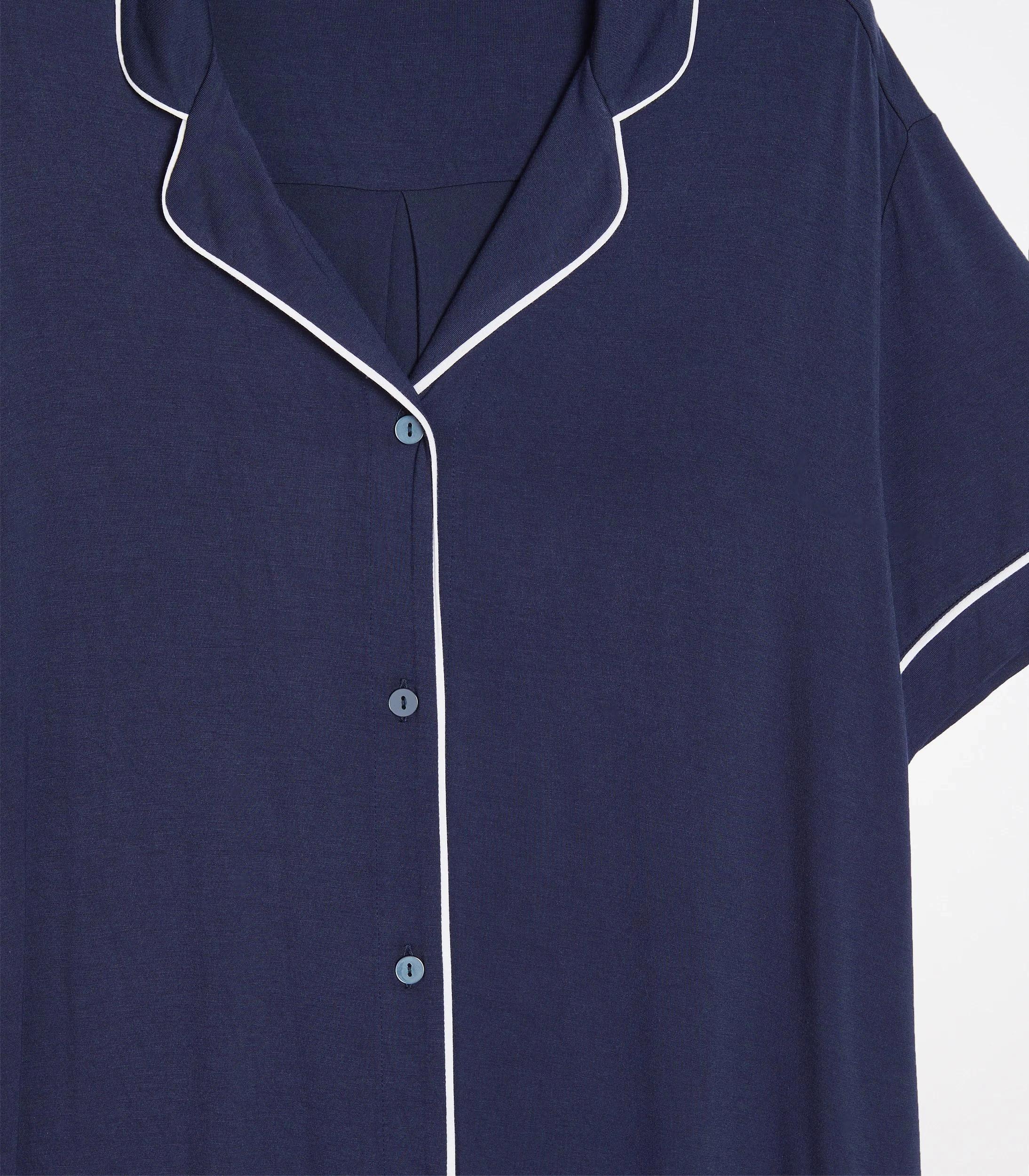 6 Target Soft Comfort Bamboo Sleep Nightie NAVY BLUE, 6 of 6