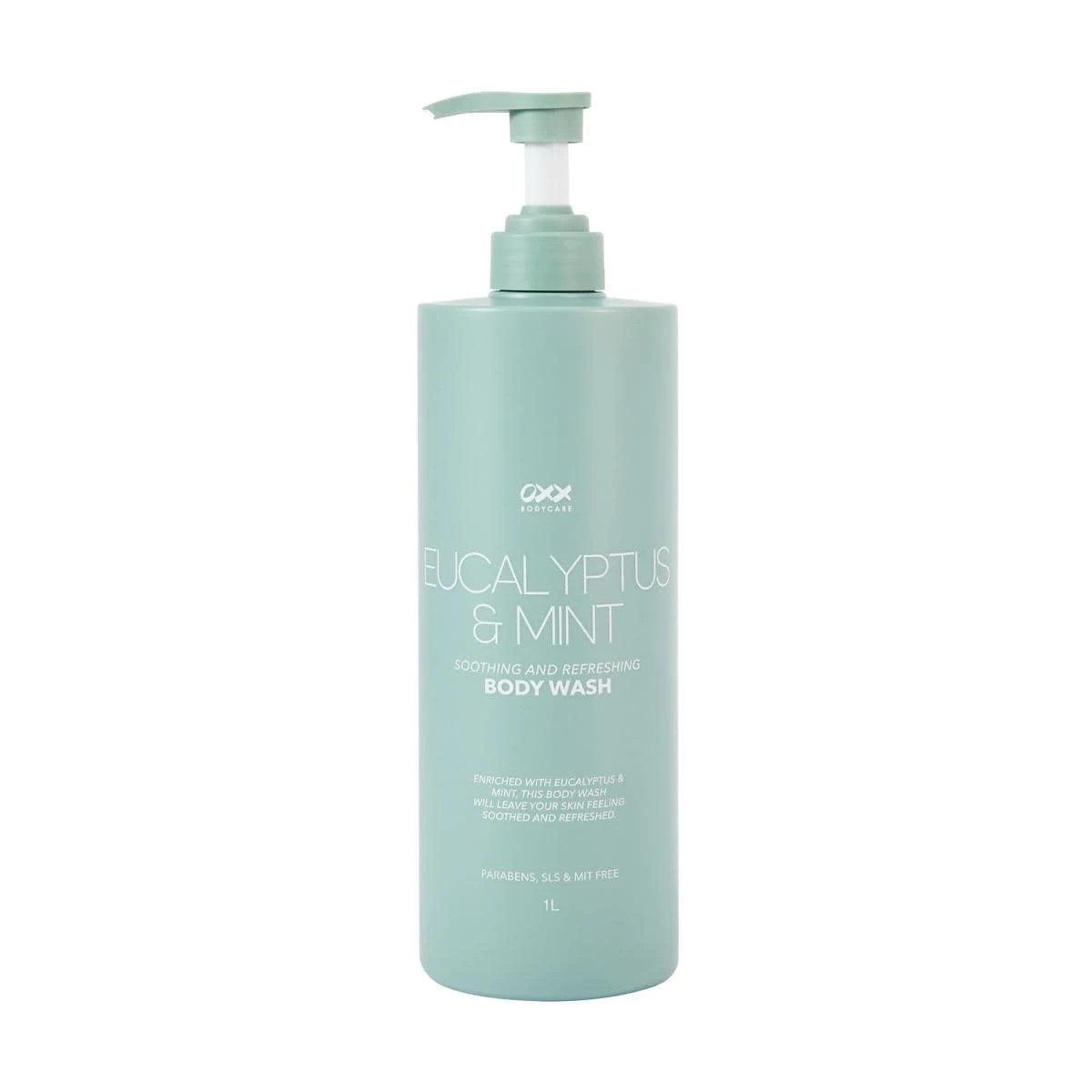 1 OXX Bodycare Soothing and Refreshing Body Wash 1L - Eucalyptus and Mint, 1 of 3