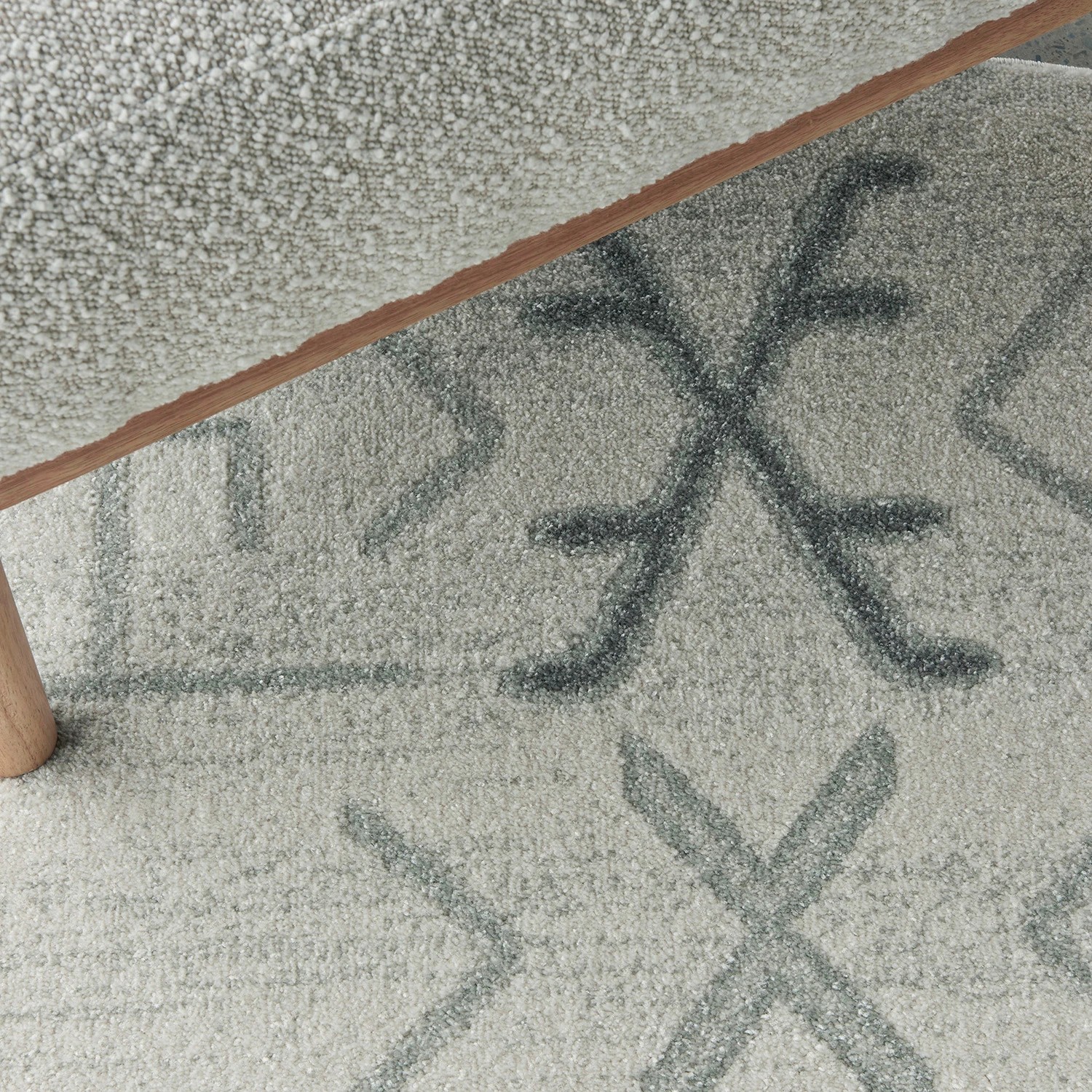 5 Common Ground Rugs Elysium Cala 150x150cm - Small Round Rug - Natural, 5 of 6