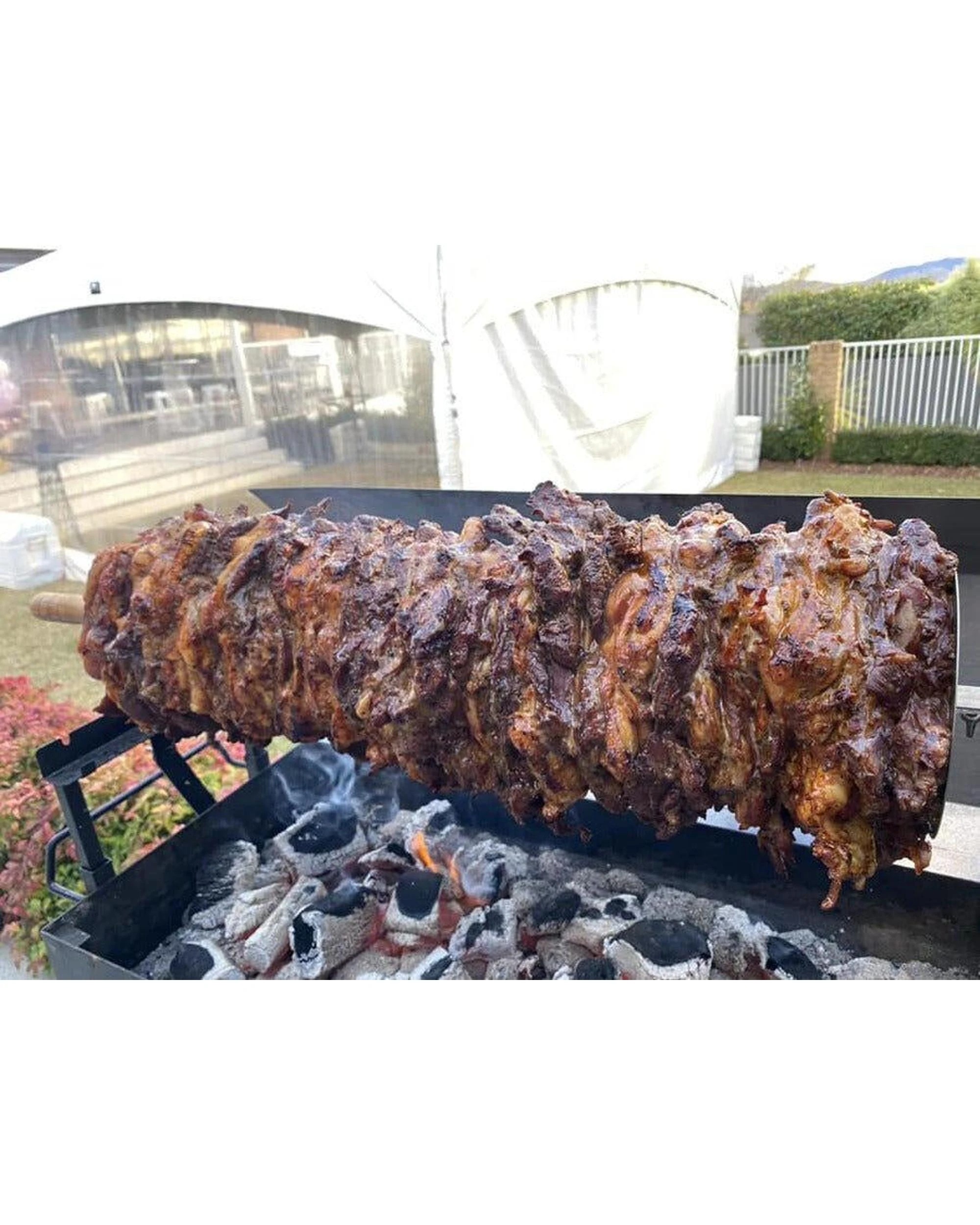 8 Flaming Coals 2x Souvlaki Gyros Disc and Plate - 22mm Round Collar, 8 of 10