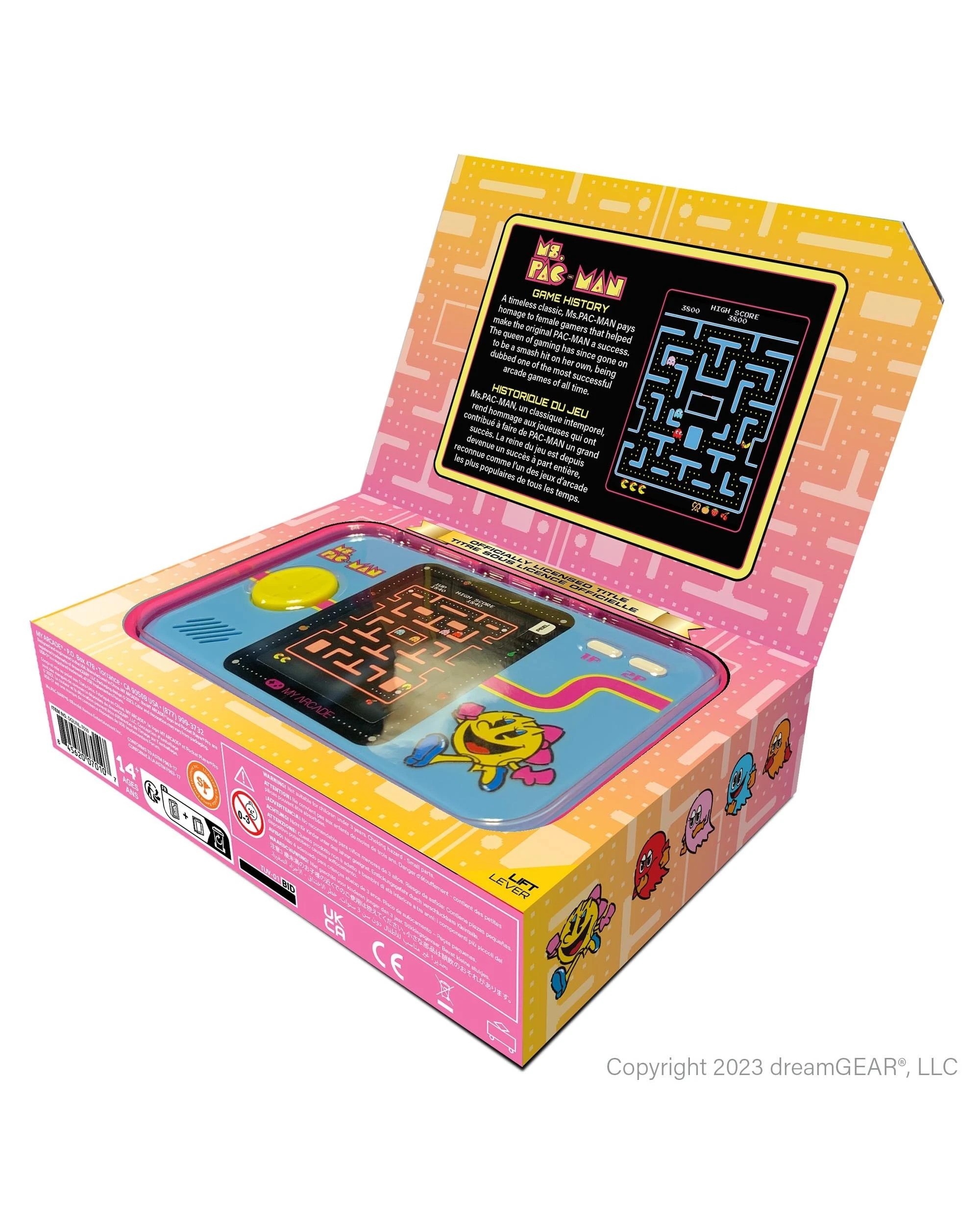 5 My Arcade Ms. Pac-Man Pocket Player Pro, 5 of 9