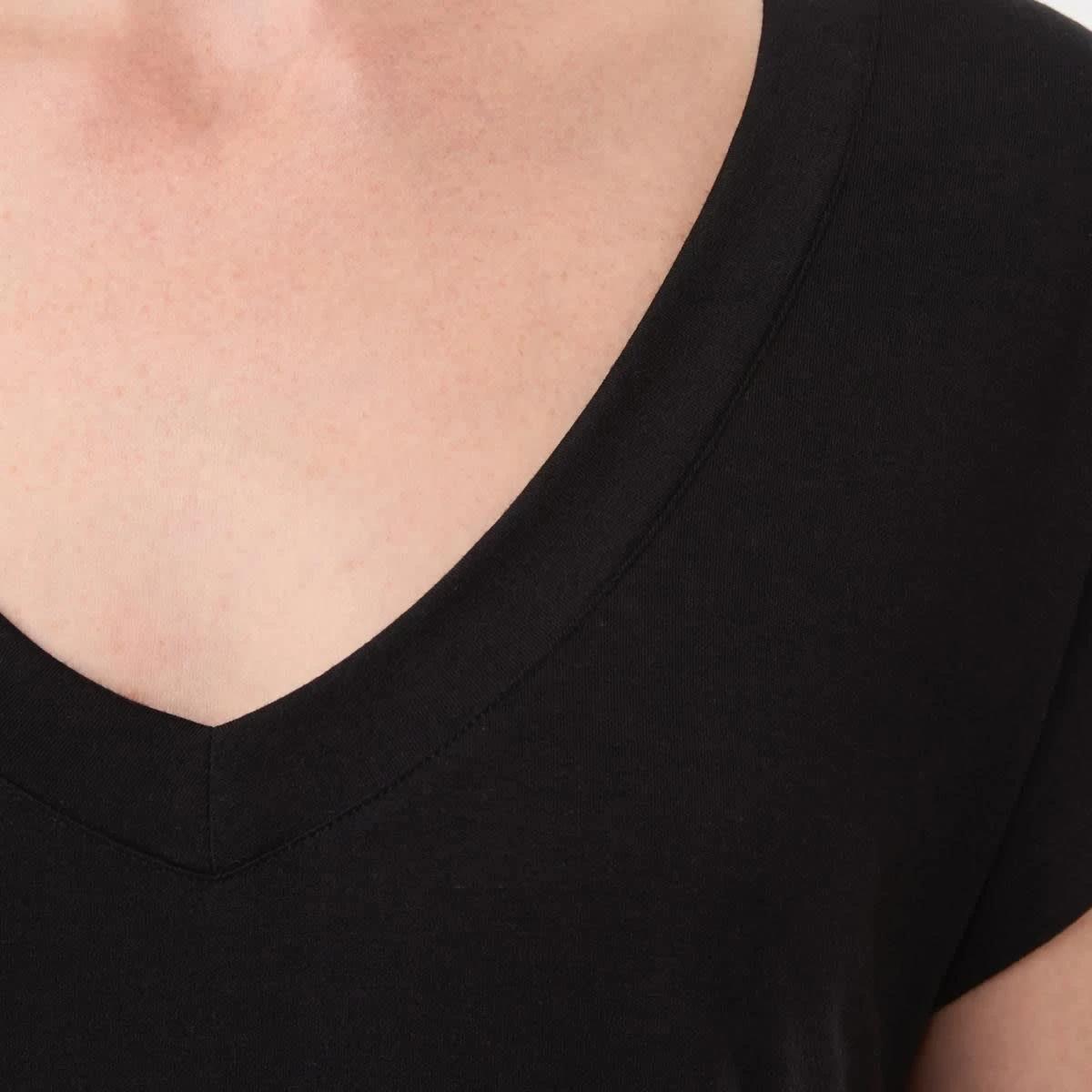 5 Short Sleeve Comfort Nightie BLACK, 5 of 5