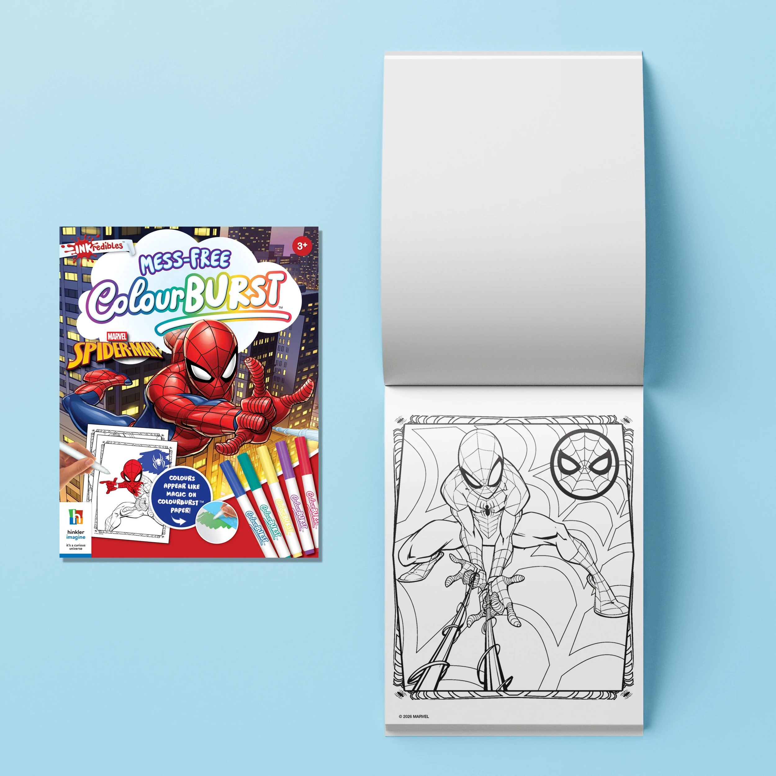 6 INKredibles Marvel Spider-Man Mess-Free ColourBurst Activity Kit - Book, 6 of 8