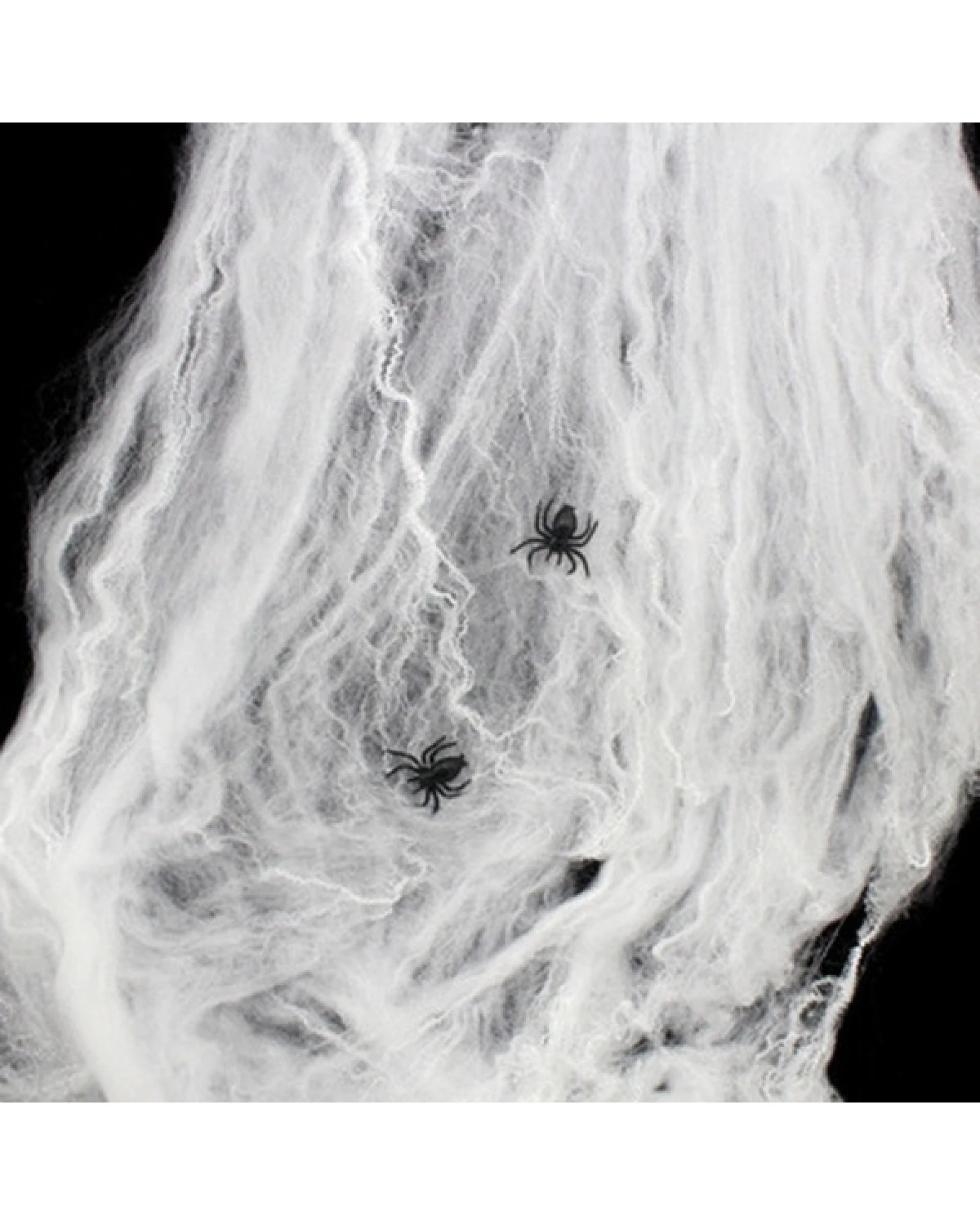 2 BR Costumes Stretchable Spider Web Decoration with Spiders for Halloween Parties, 2 of 10