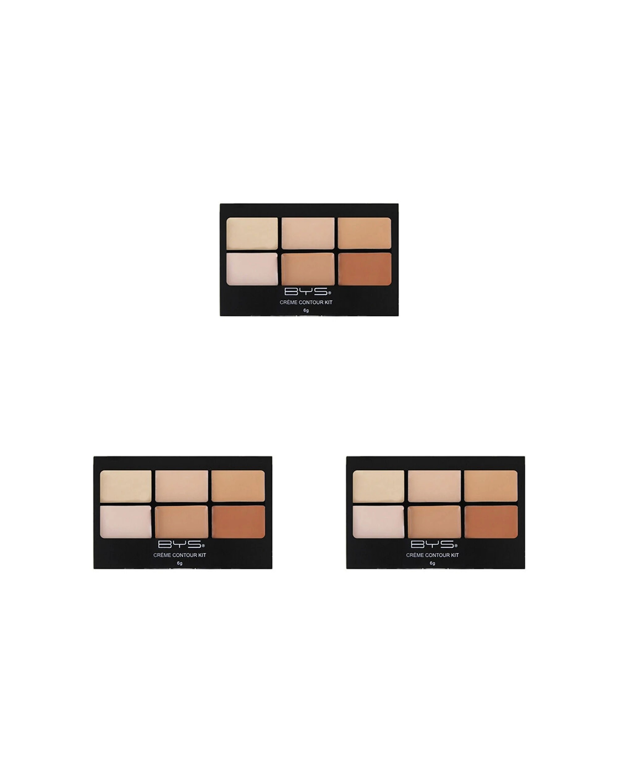 1 3PK BYS Creme Contour Palette Contour Is Key Face Contour Kit - Multi, 1 of 1