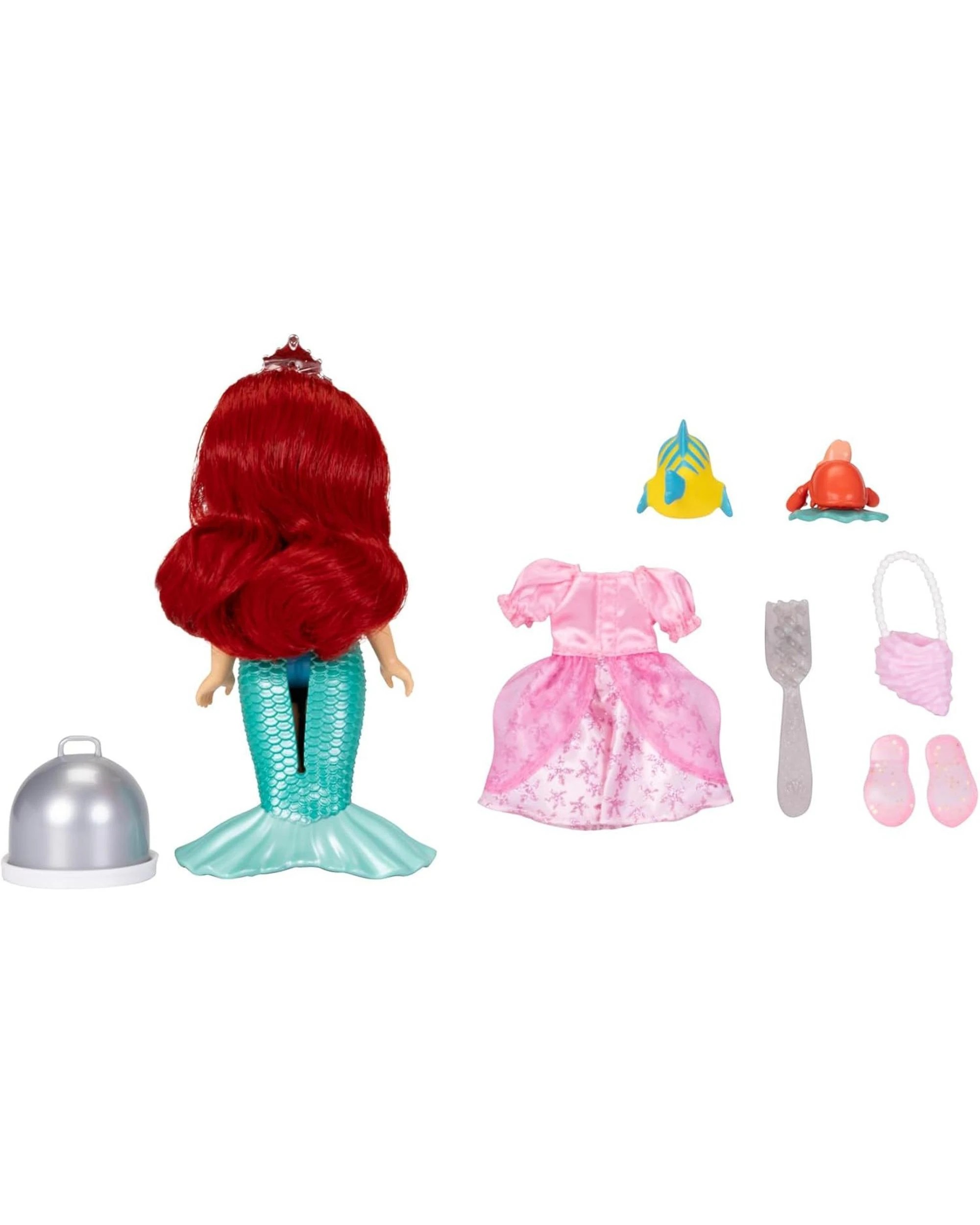 6 Disney Princess Sea and Land Ariel Doll Playset, 6 of 9