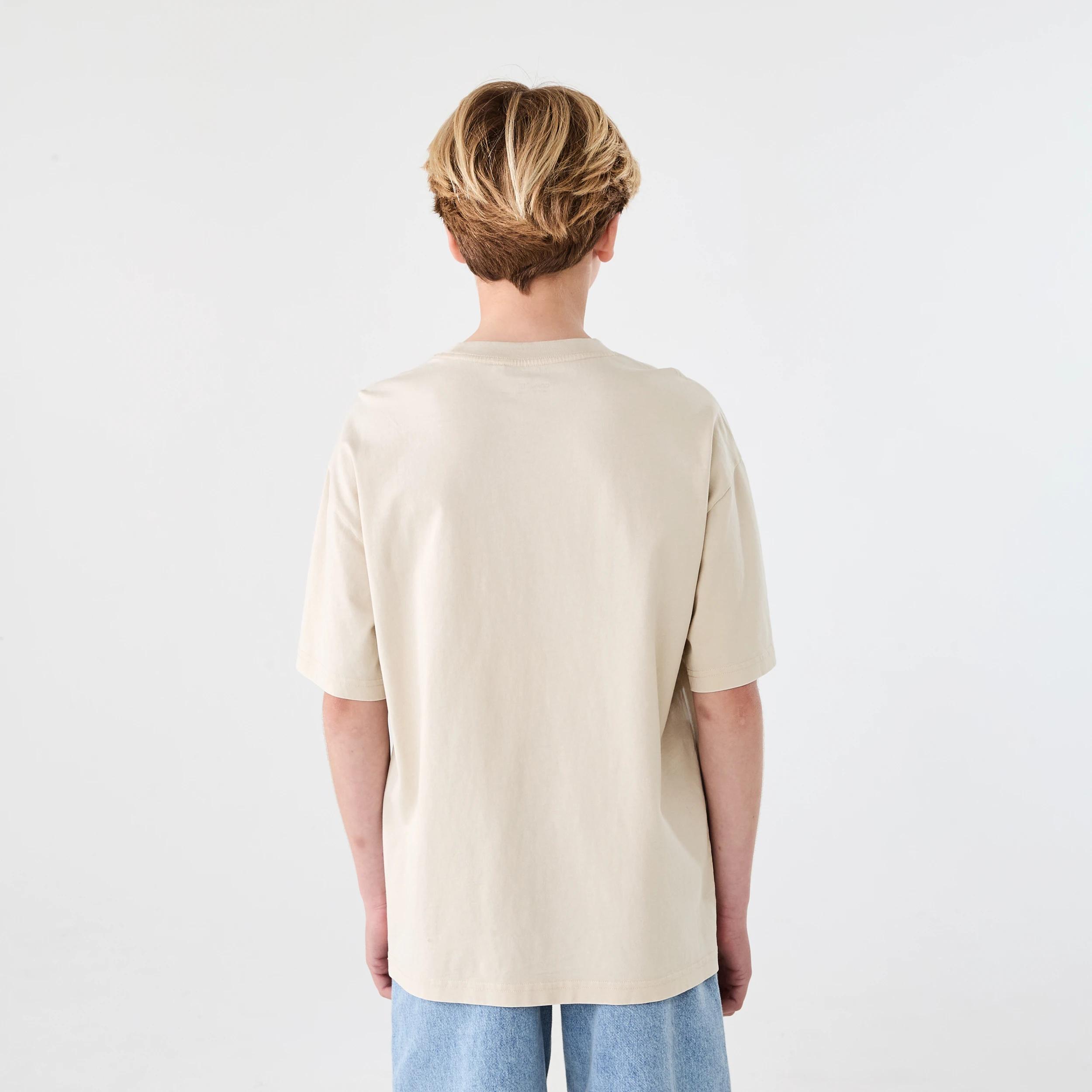 2 Short Sleeve Oversized Acid Wash T-shirt NEUTRAL, 2 of 6