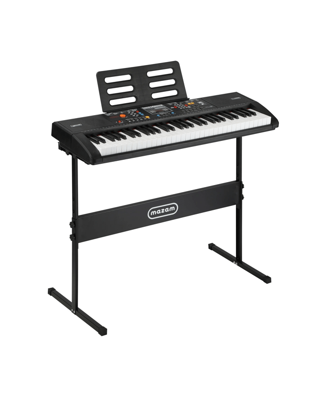 Mazam 61 Keys Piano Keyboard Electronic Keyboard with Stand - B