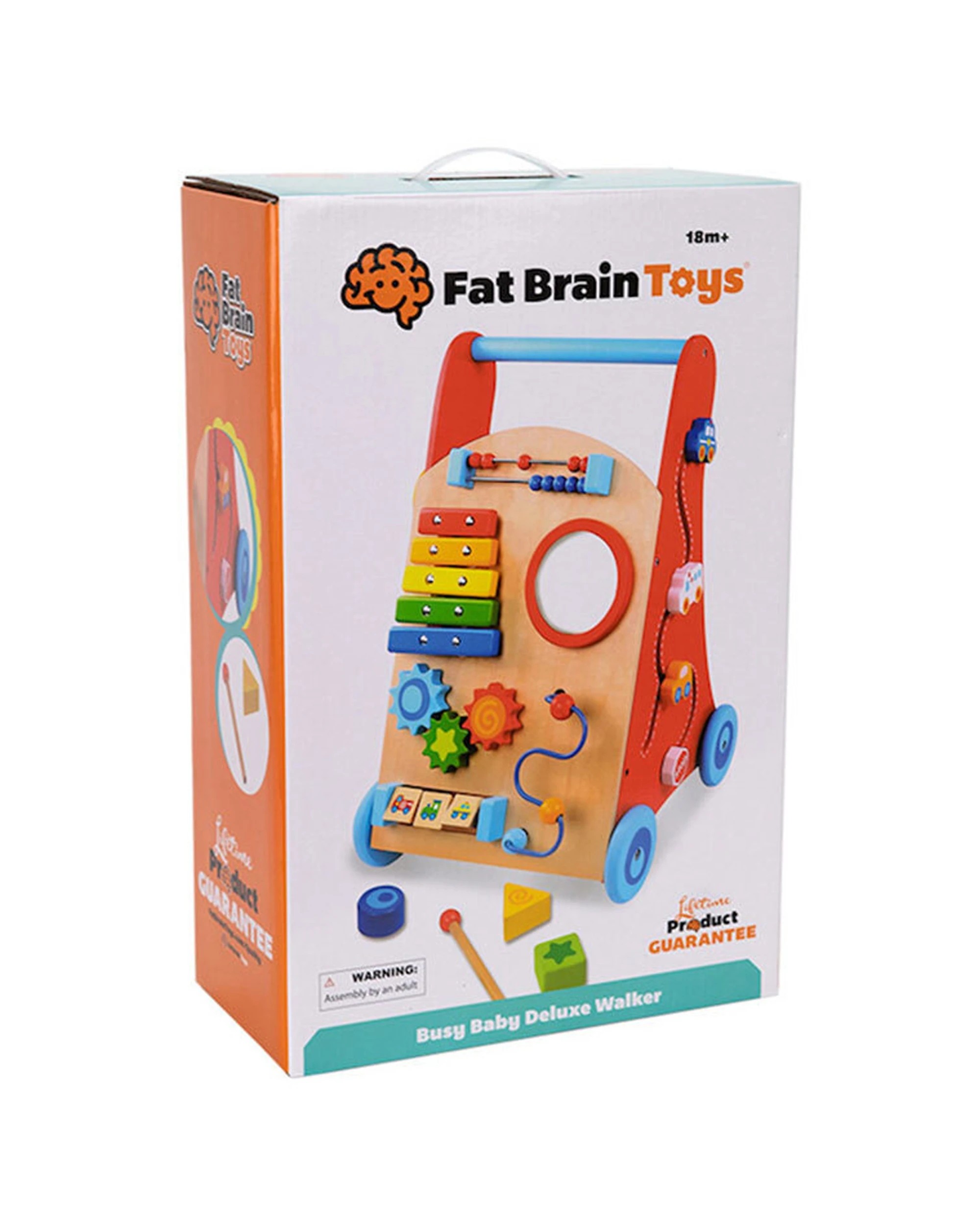 1 Fat Brain Toy Co. Busy Baby Deluxe Walker Kids Developmental Toy - Multi, 1 of 4