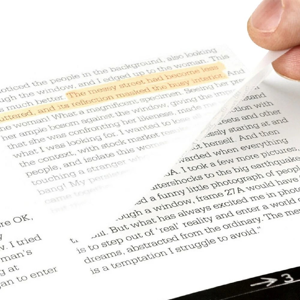 2 Post-It Transparent Notes 73 x 73mm, 2 of 8