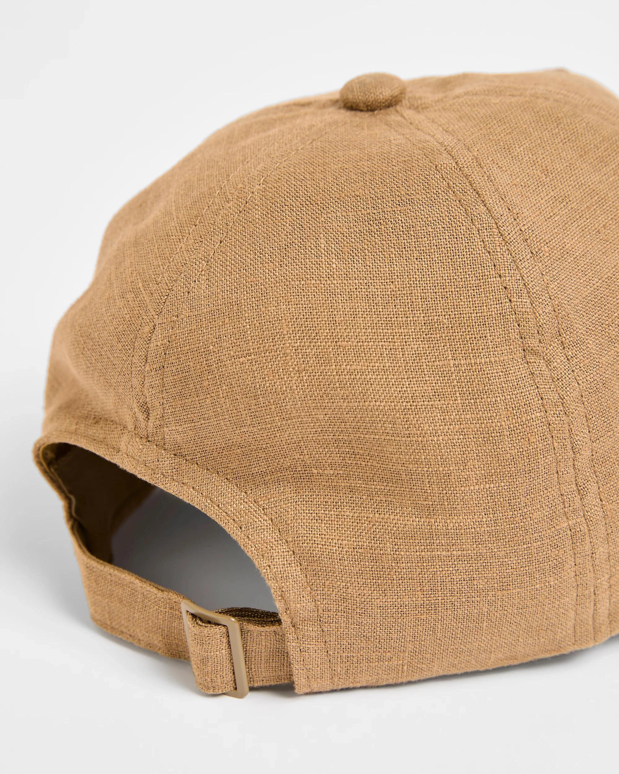 3 Target Linen Baseball Cap KHAKI, 3 of 3