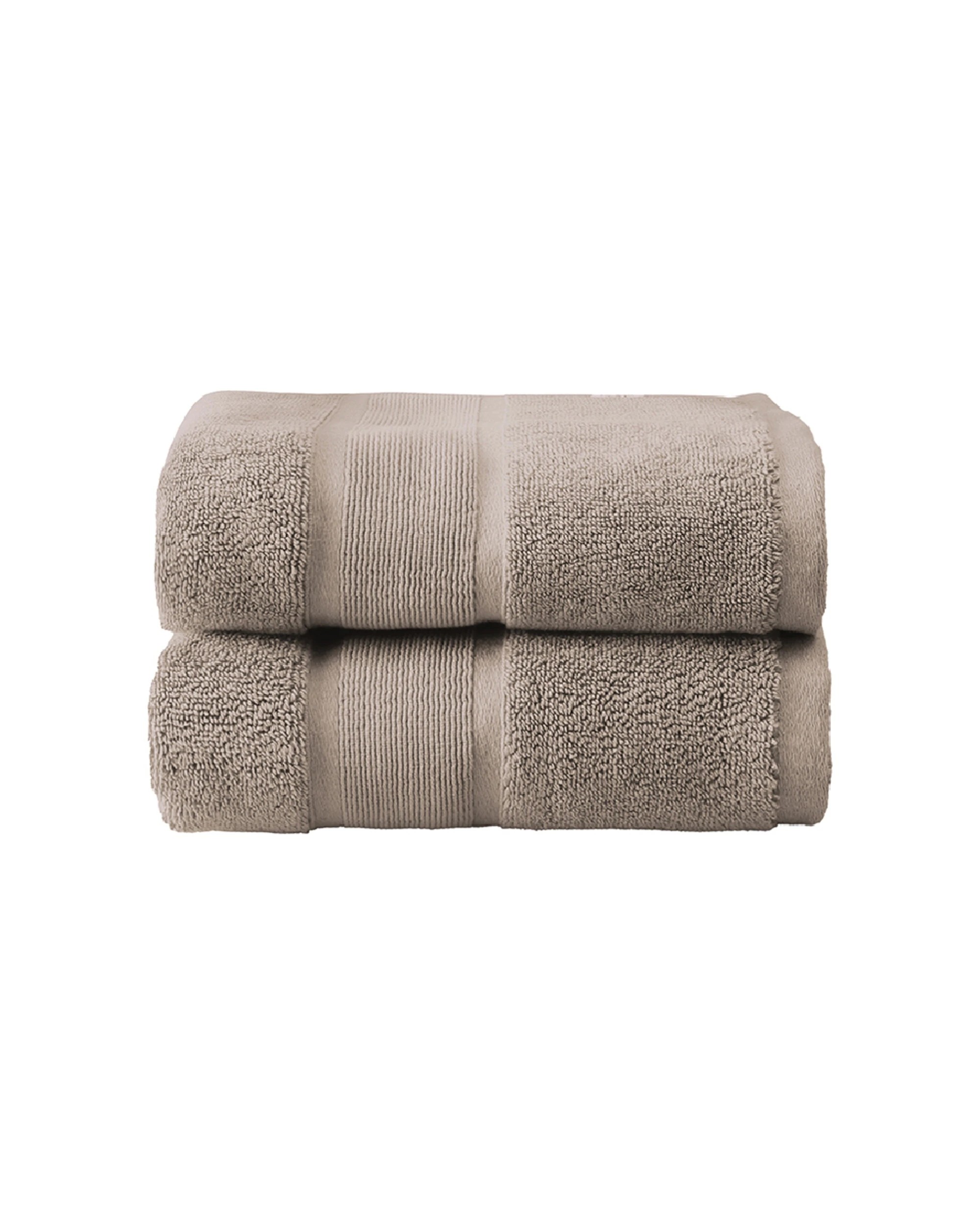 3 Onkaparinga Ultimate Alanya Bath Mat/Towel 850Gsm Almond 2PK - Beige, 3 of 3