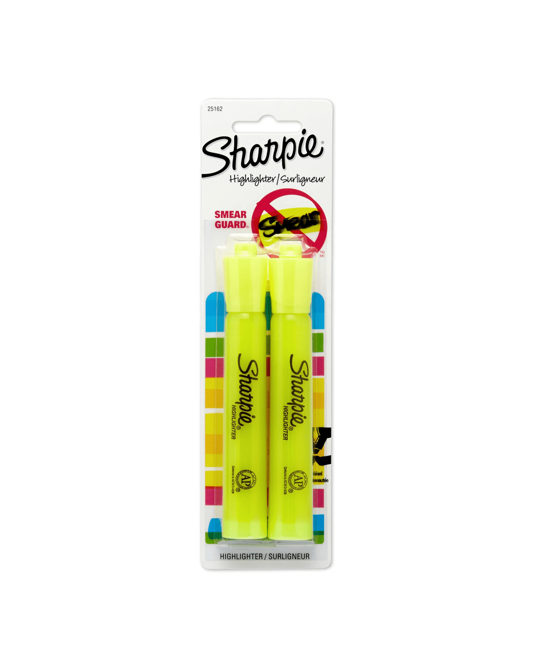 1 2 Pack Sharpie Highlighters - Fluorescent Yellow, 1 of 4