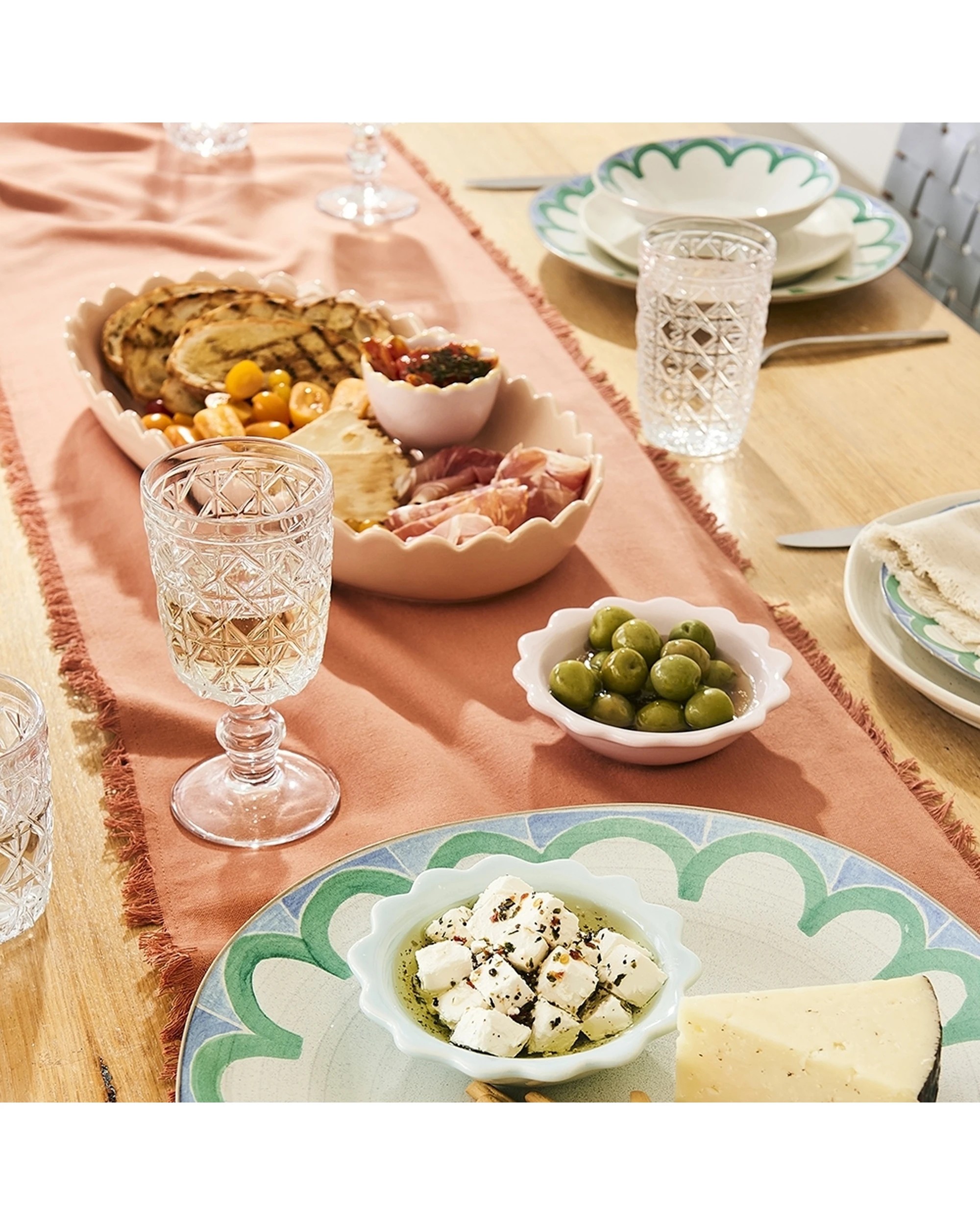 4 Ecology 4pc Rattan Stemmed 265ml Glass Goblet Set Soda - Clear, 4 of 5