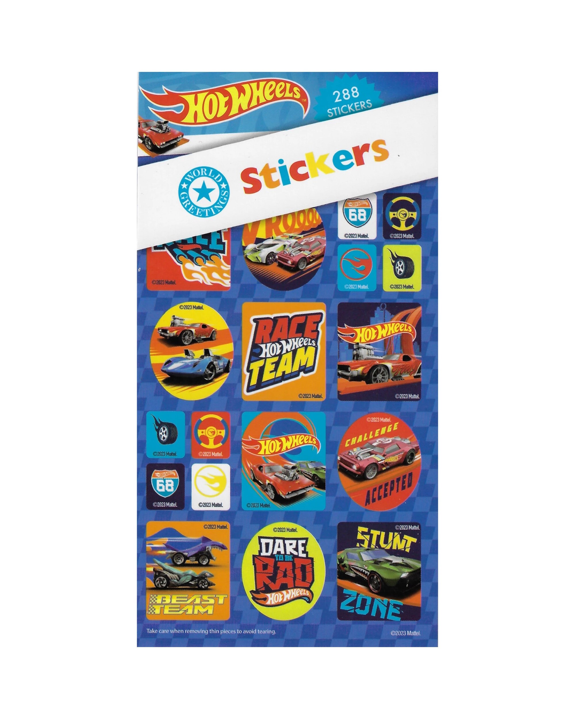 1 Hot Wheels Hot Wheels Sticker Book 12 Sheets, 1 of 1