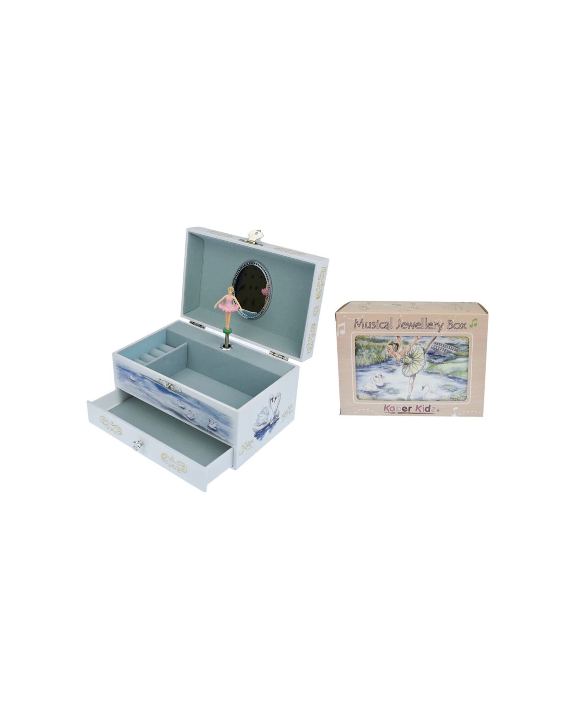2 Kaper Kidz Azurea Ballerina Heirloom Music Box Kids Toy - Multi, 2 of 8