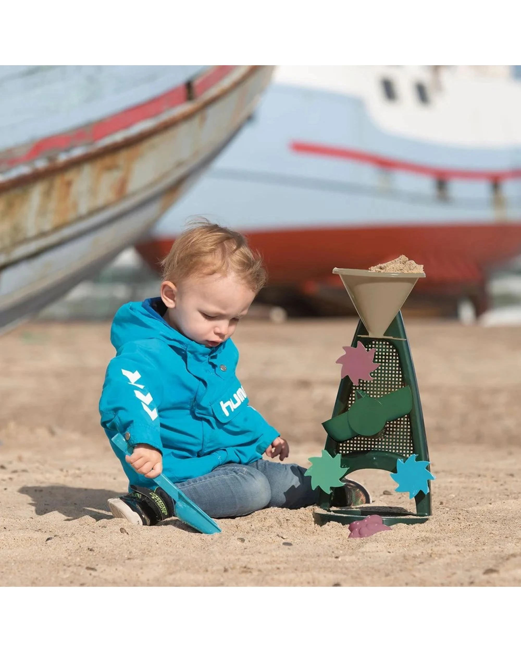 3 Dantoy Blue Marine Toys Sand and Water Mill Set, 3 of 3