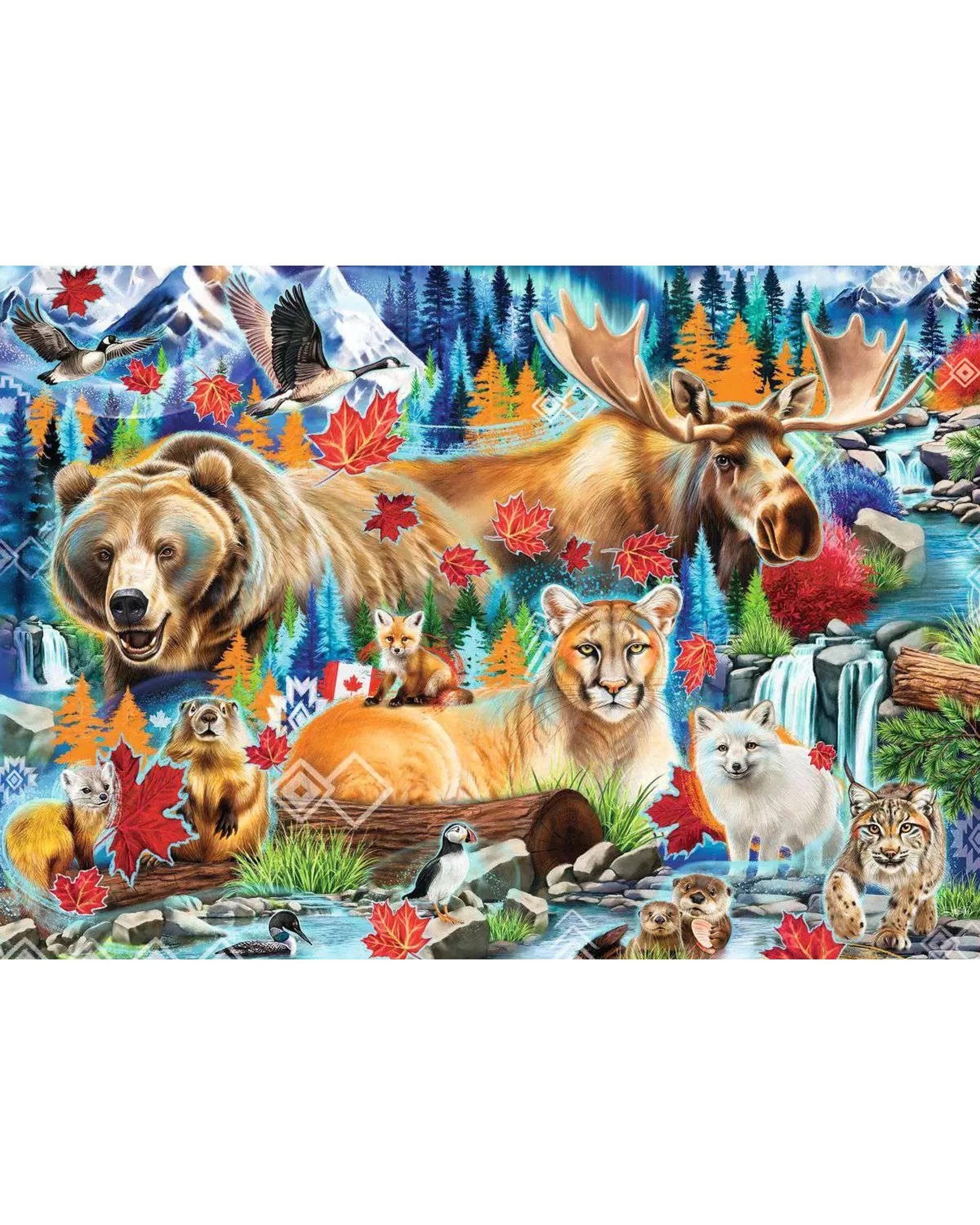 2 Ravensburger Canadian Collection Wild Canada 1000 Piece Jigsaw Puzzle, 2 of 2