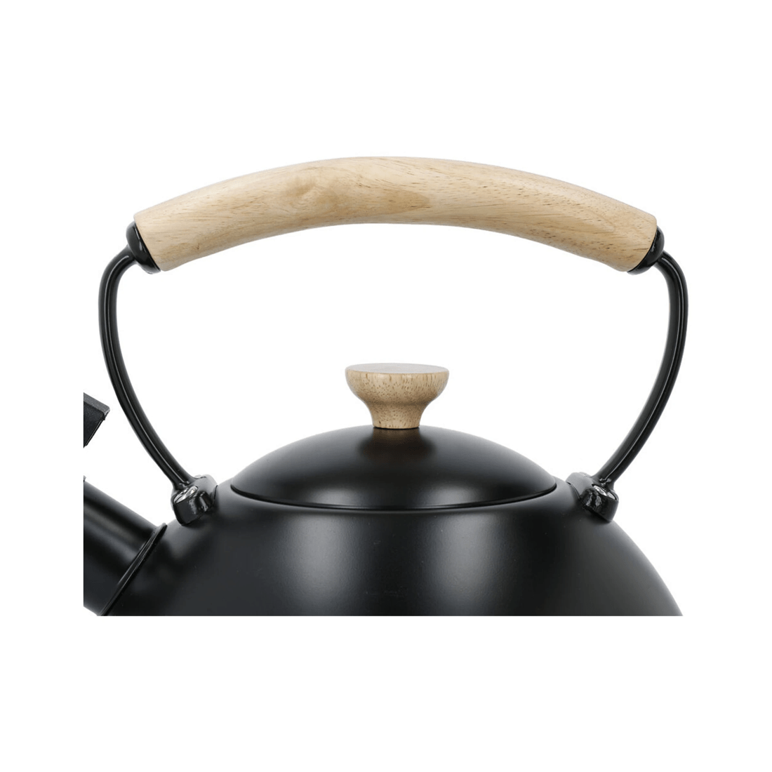 5 LA CAFETIERE Stovetop Whistling Tea Kettle 1.6L Stainless Steel Beechwood, 5 of 9
